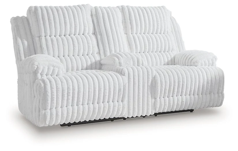 Rhines Falls Power Reclining Loveseat with Console - Image 5