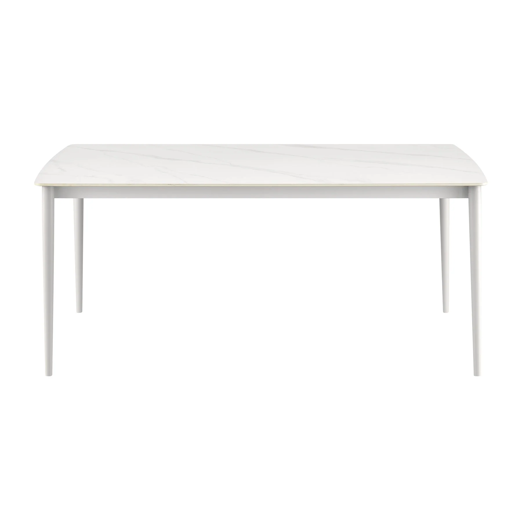 Rhodes Outdoor Patio 5 Piece Dining Set in Aluminum with Sintered Stone and Gray Cushions - Image 4