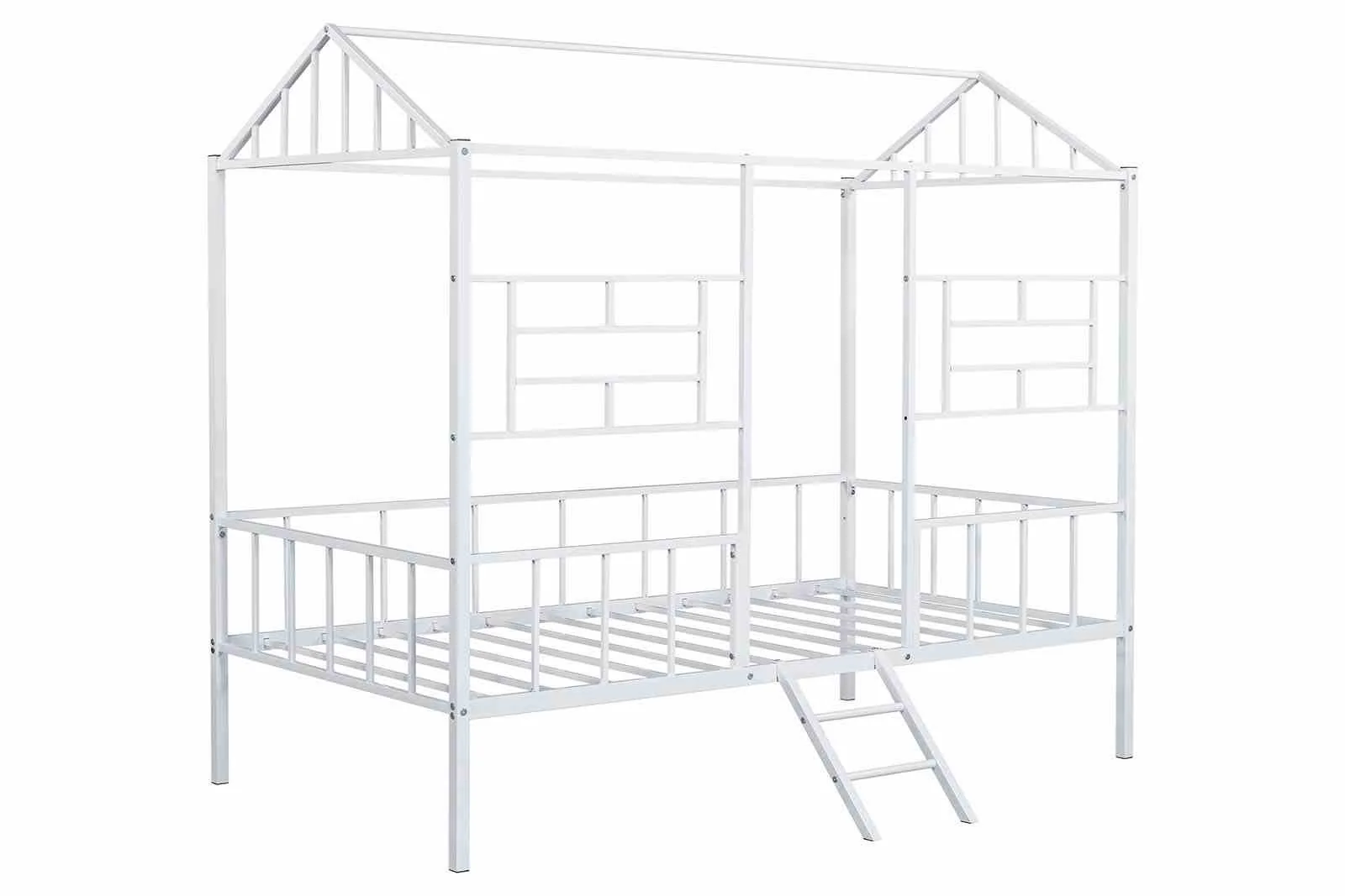 Rhonda Twin Loft Bed (K/D), White - Image 2