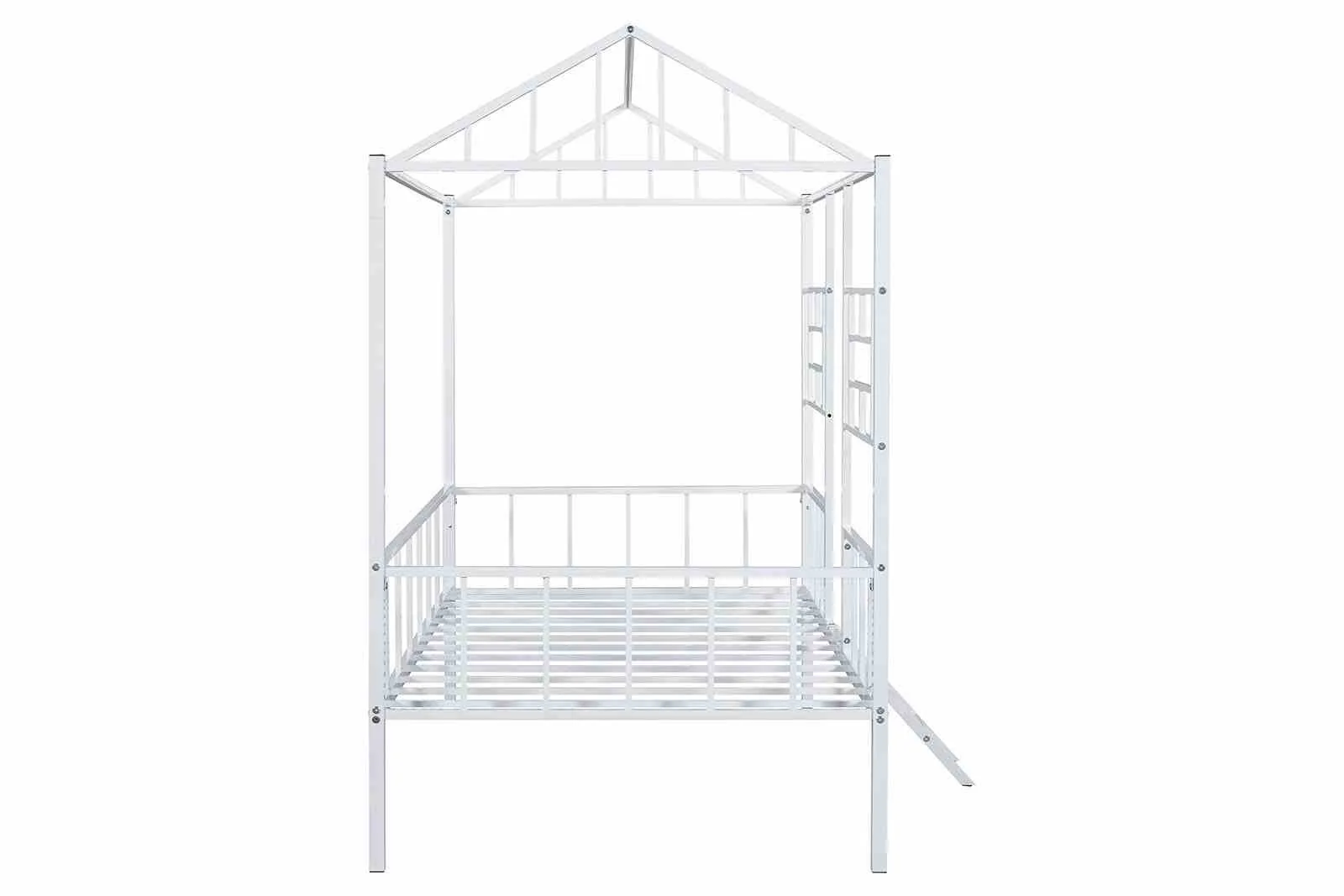 Rhonda Twin Loft Bed (K/D), White - Image 6
