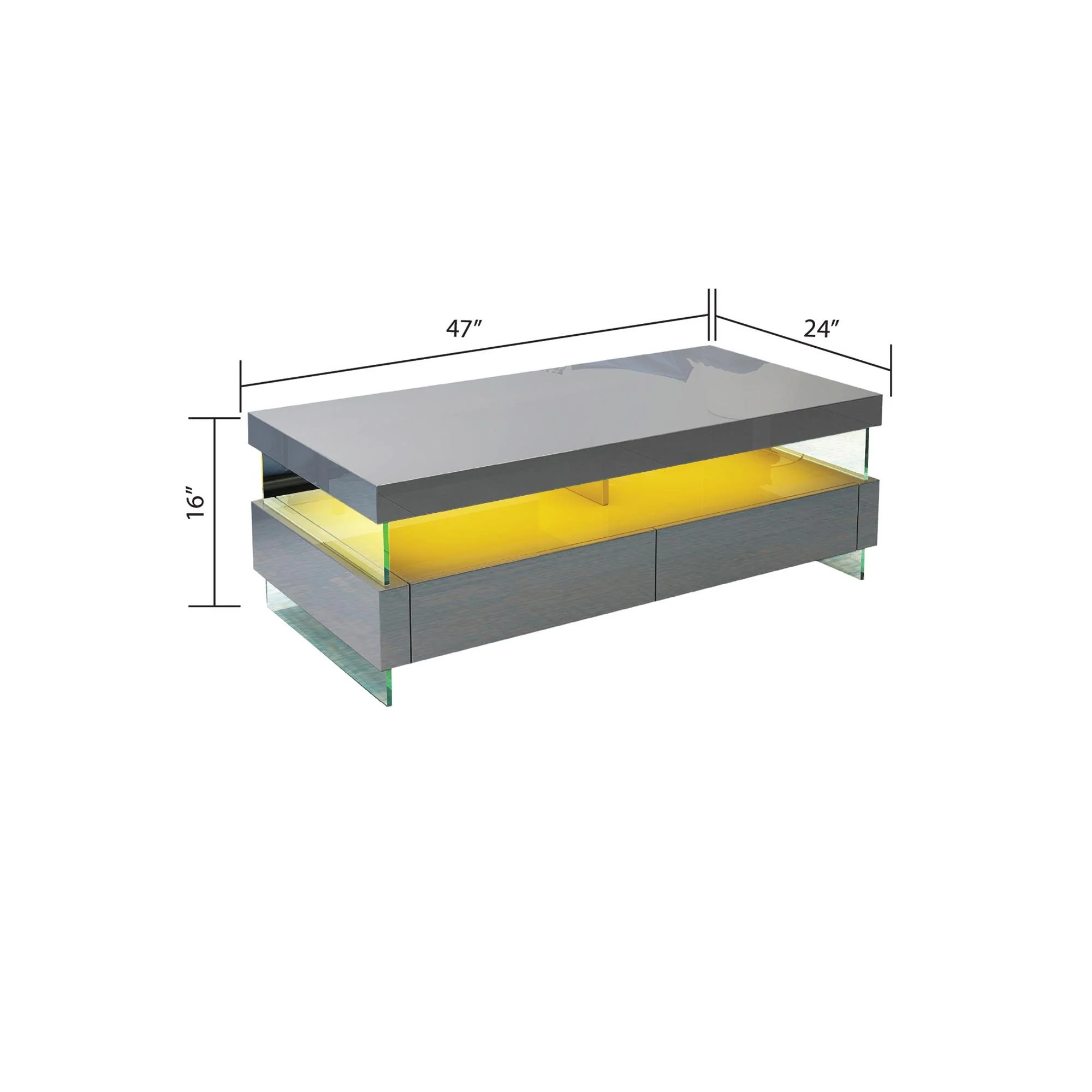 Ria Coffee Table Gray - Image 6