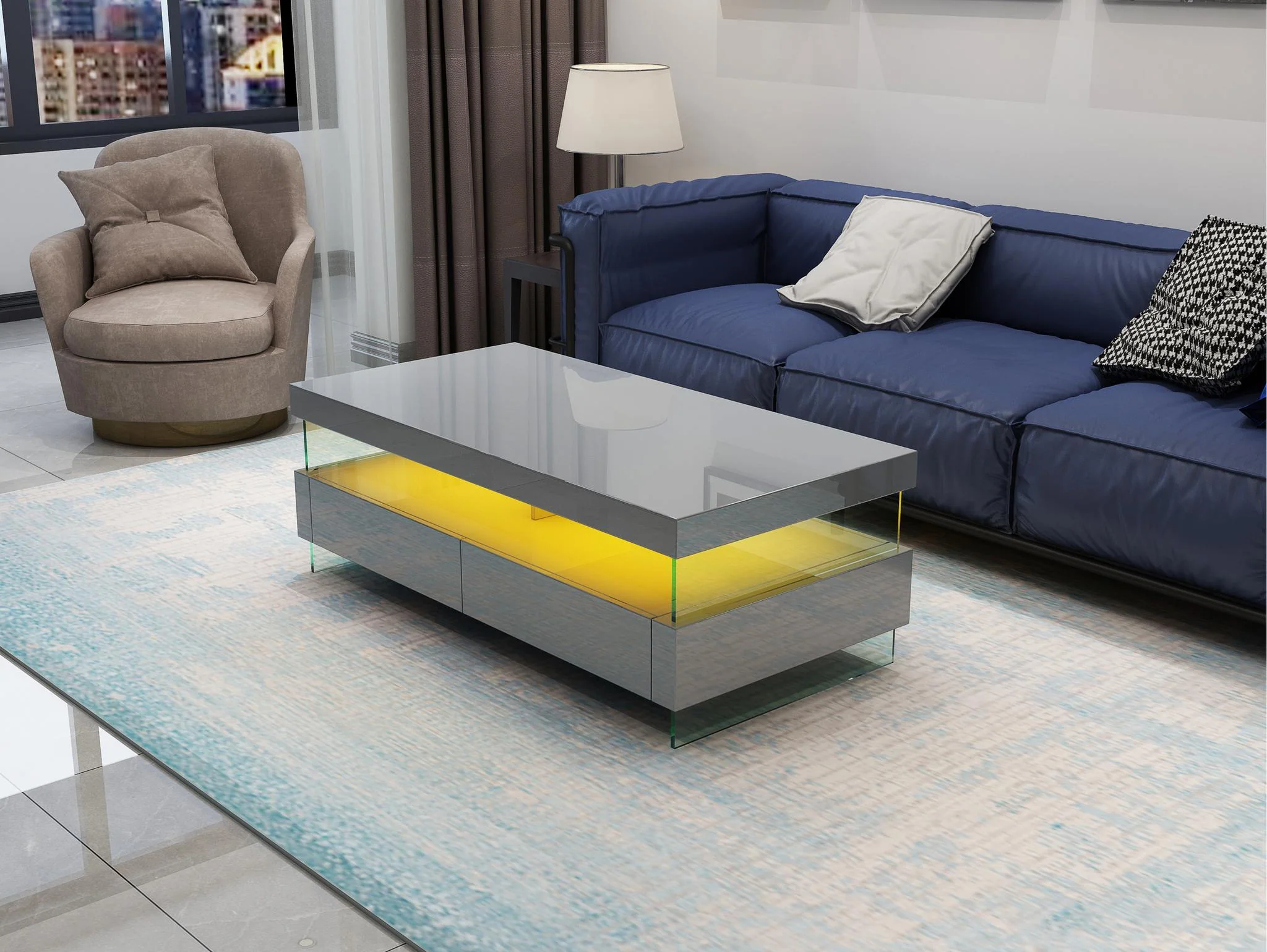 Ria Coffee Table Gray - Image 7