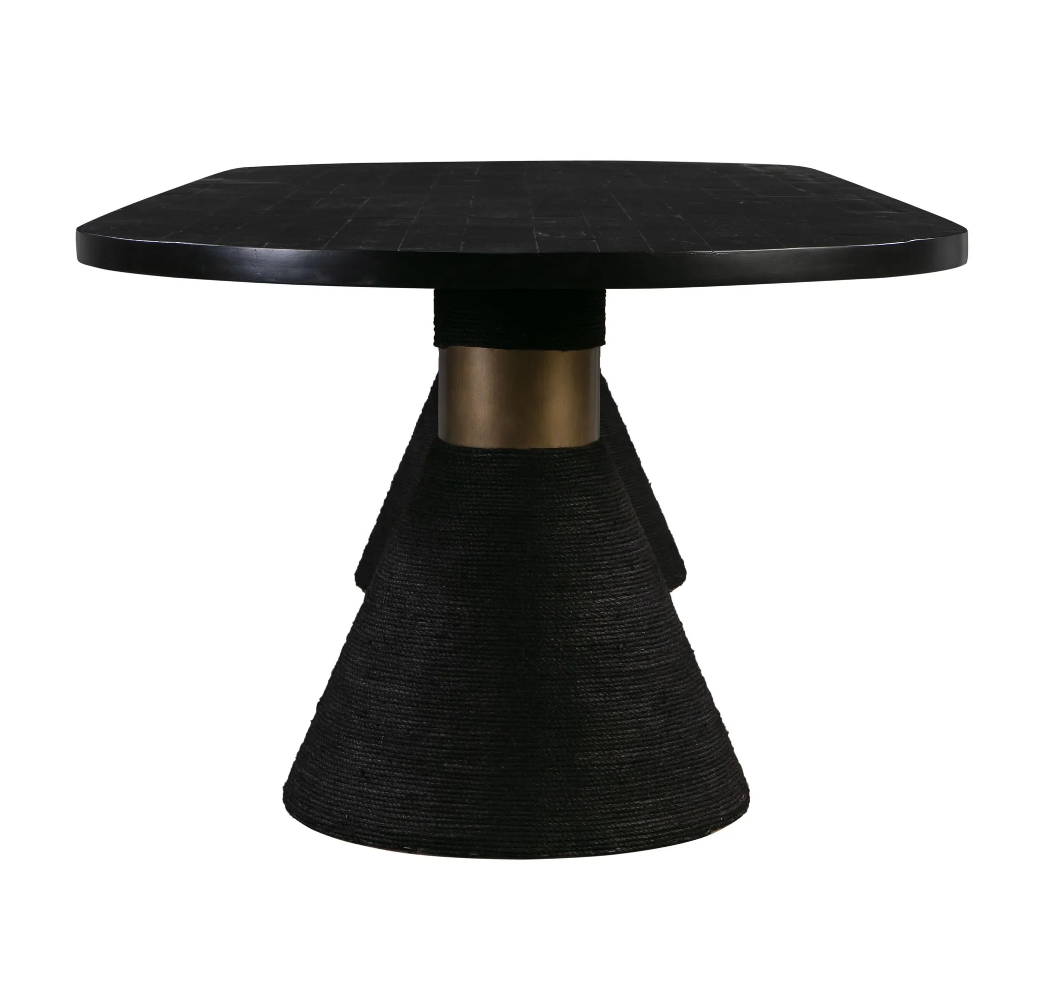 Rishi Black Rope Oval Table - Image 5