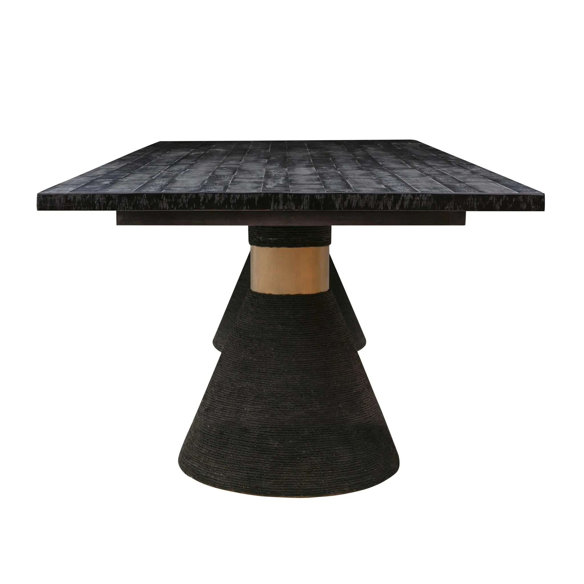 Rishi Black Rope Rectangular Table - Image 4