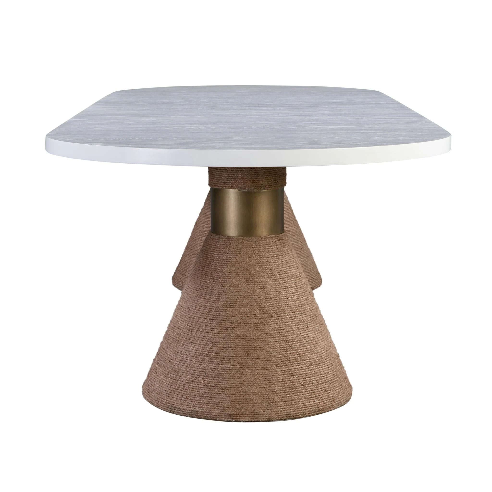 Rishi Natural Rope Oval Table - Image 5