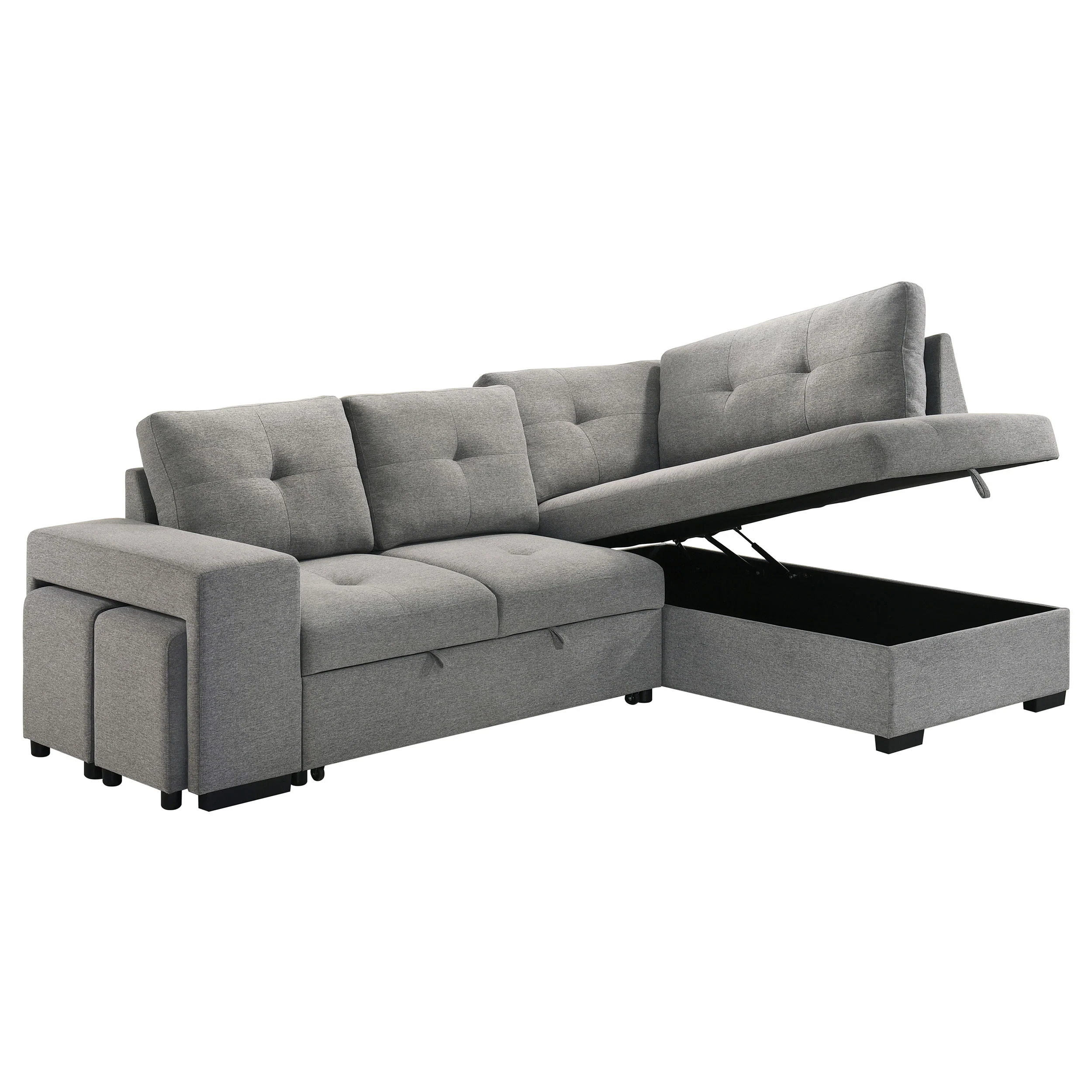 Roanne Pull-Out Sleeper Sectional Sofa - Image 7