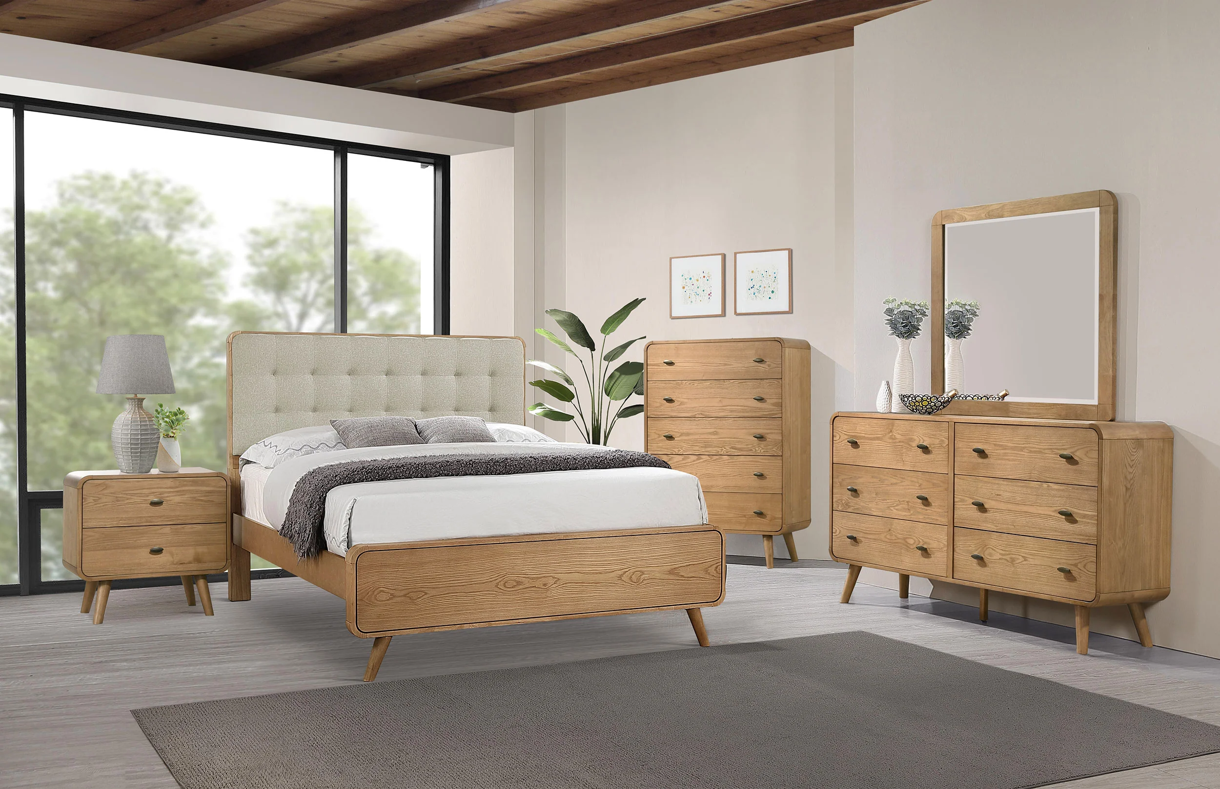 Robyn Panel Platform Bed - Image 100