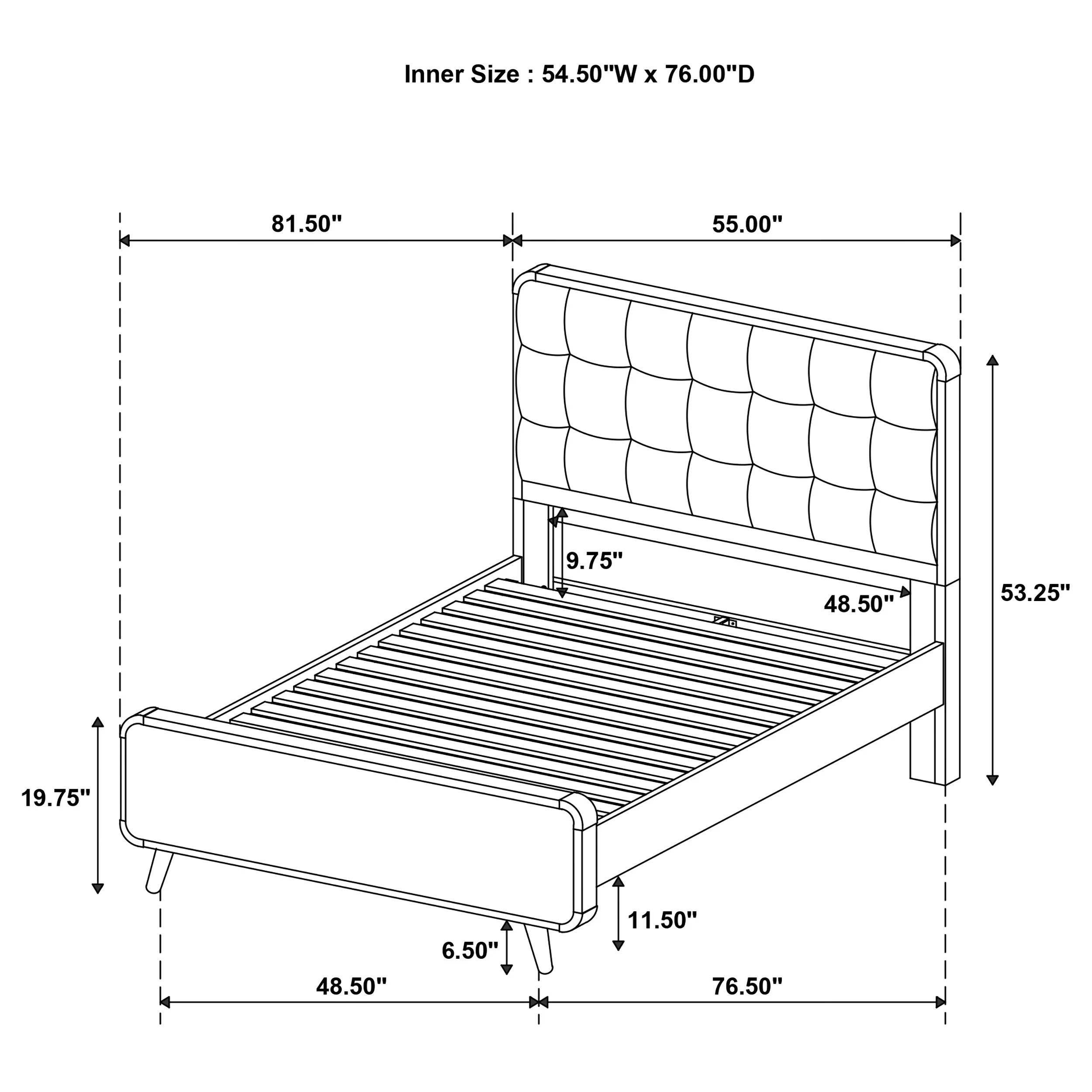 Robyn Panel Platform Bed - Image 111