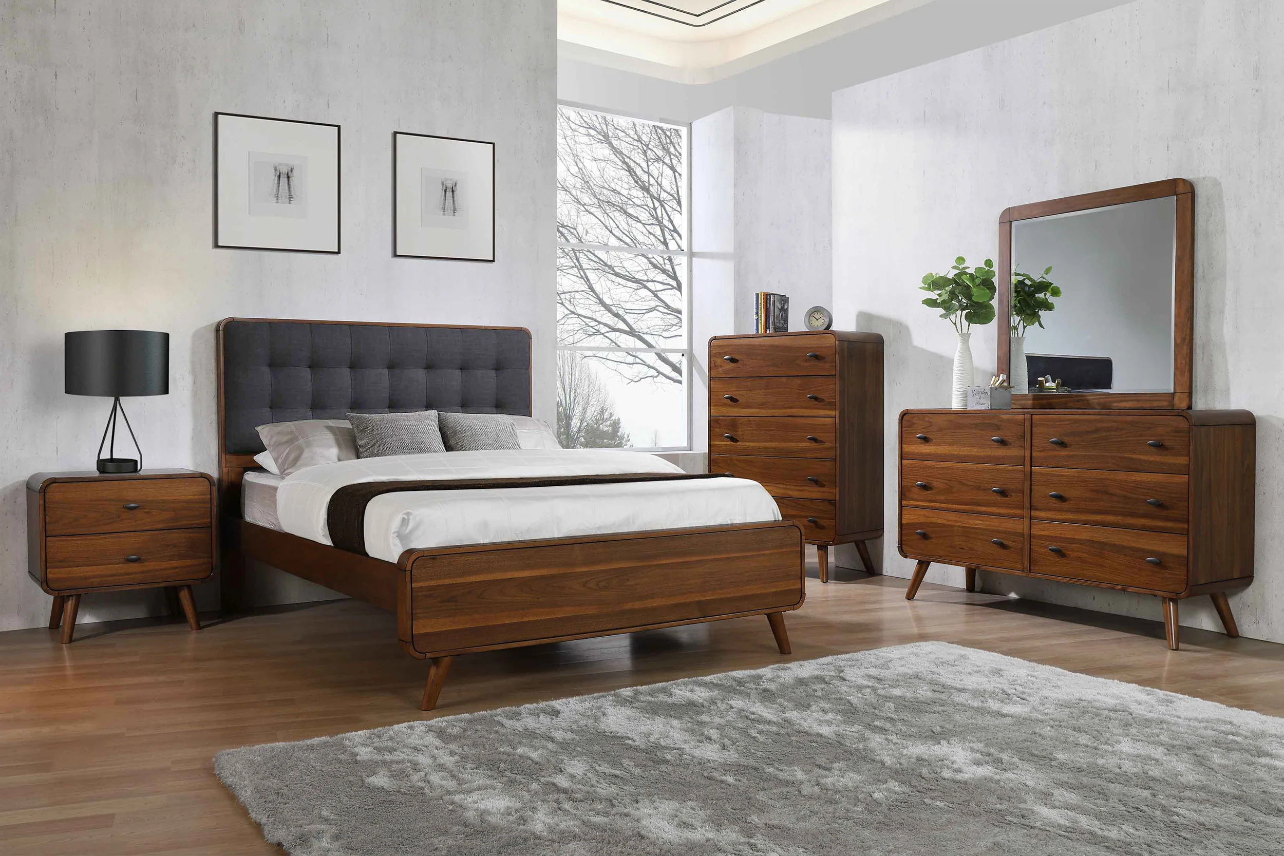 Robyn Panel Platform Bed - Image 44