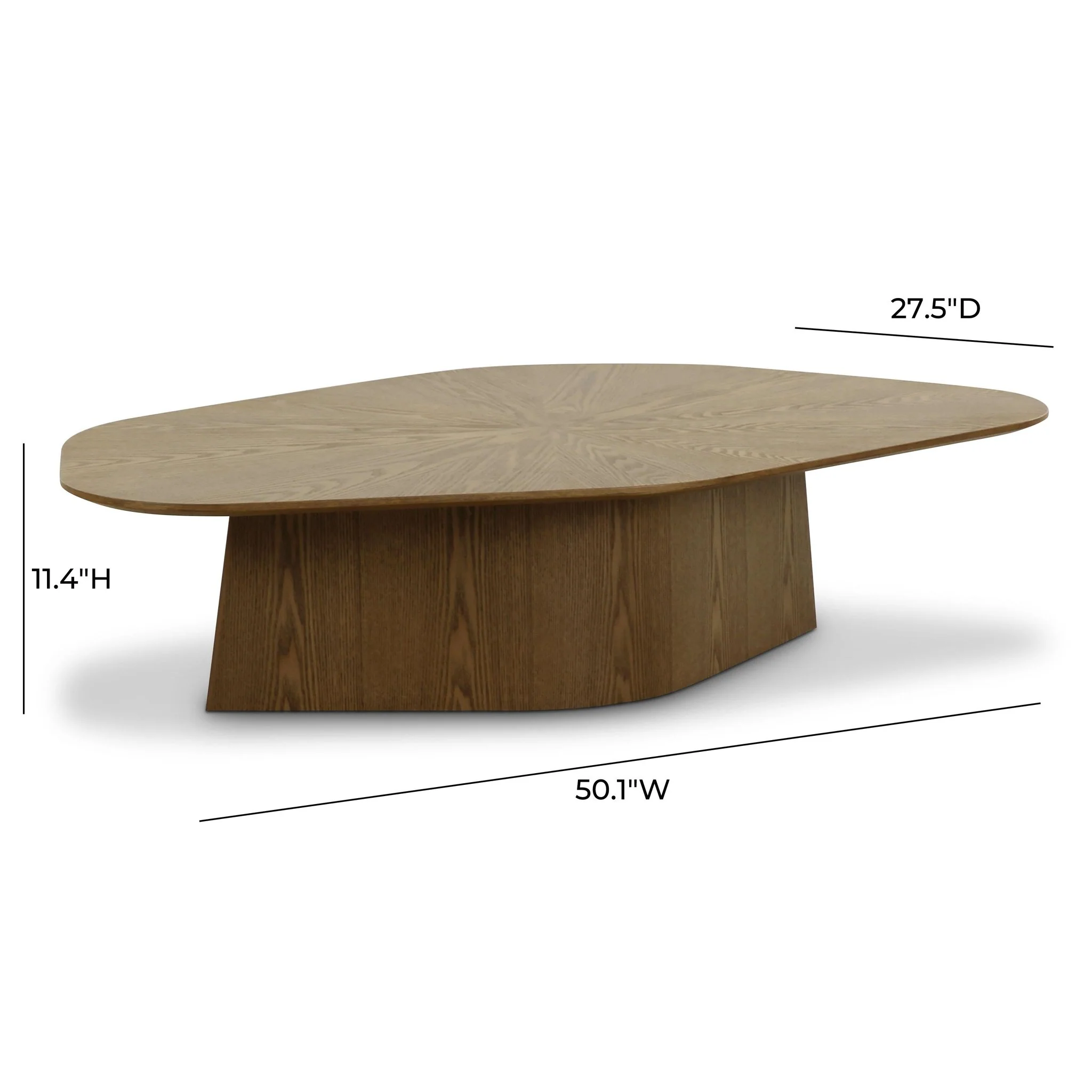 Roche Brown Ash Nesting Coffee Table Set - Image 4