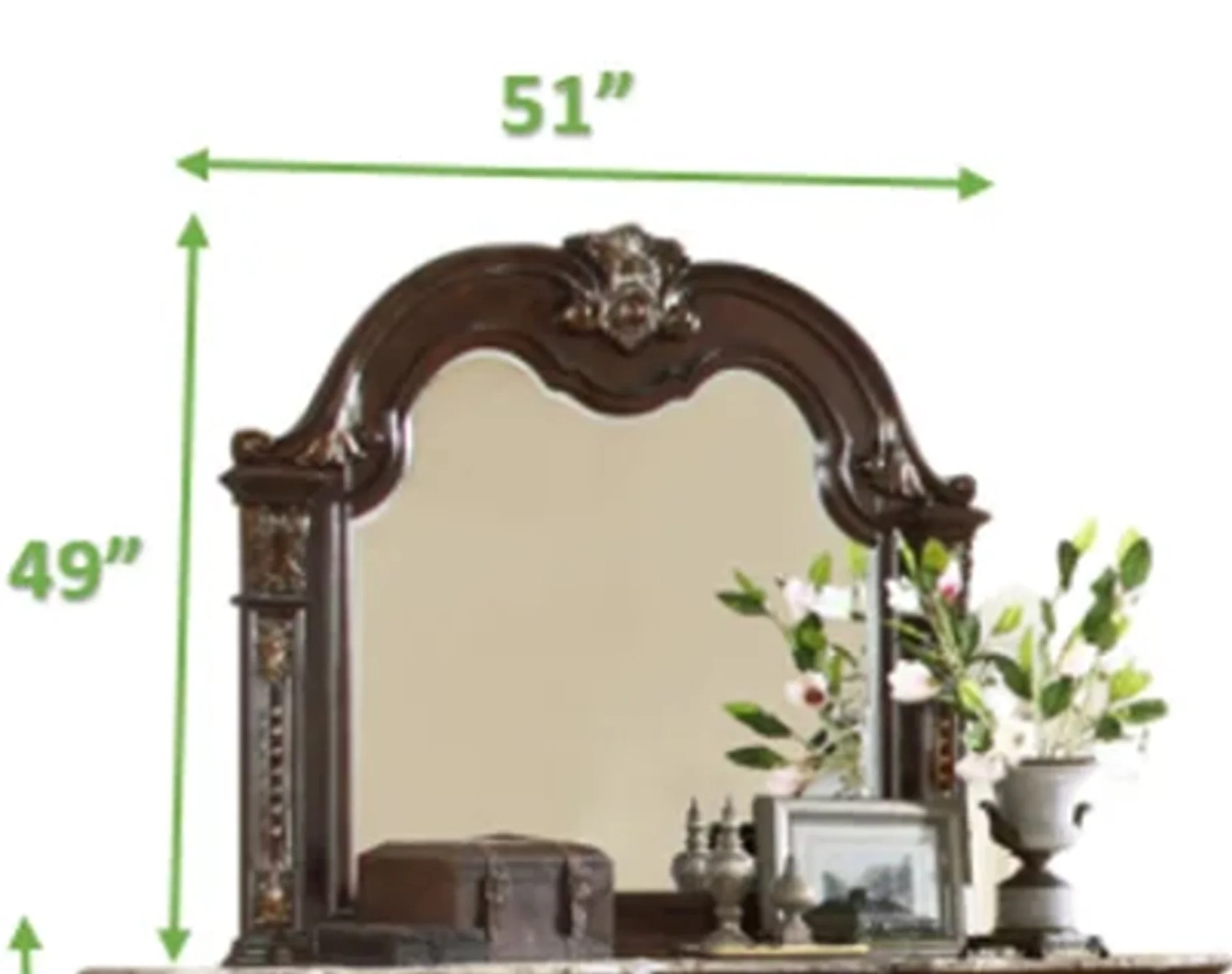 Roma 4 Pc King Bed Dark Walnut - Image 10