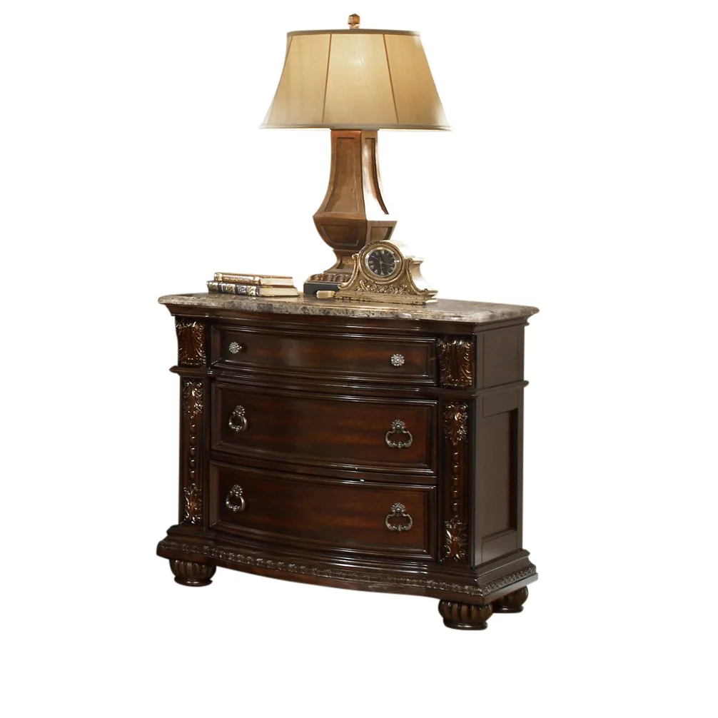 Roma Nightstand  Dark Walnut - Image 5