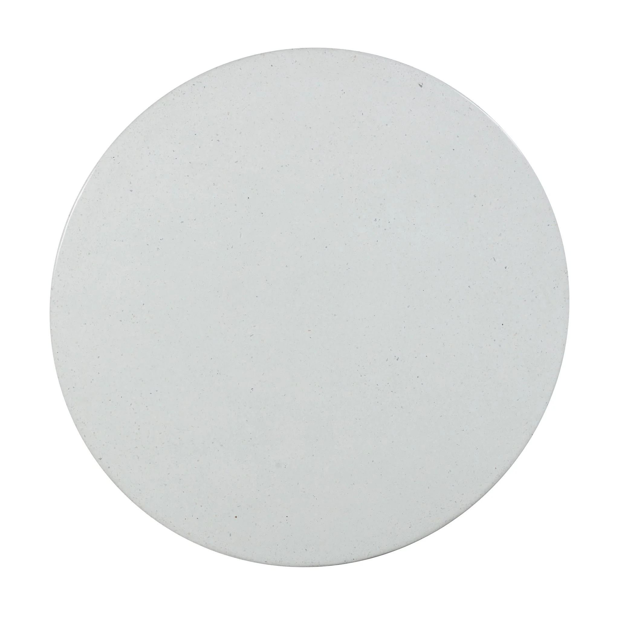 Rose Faux Terrazzo and Terracotta Indoor / Outdoor Round Concrete Dining Table - Image 5