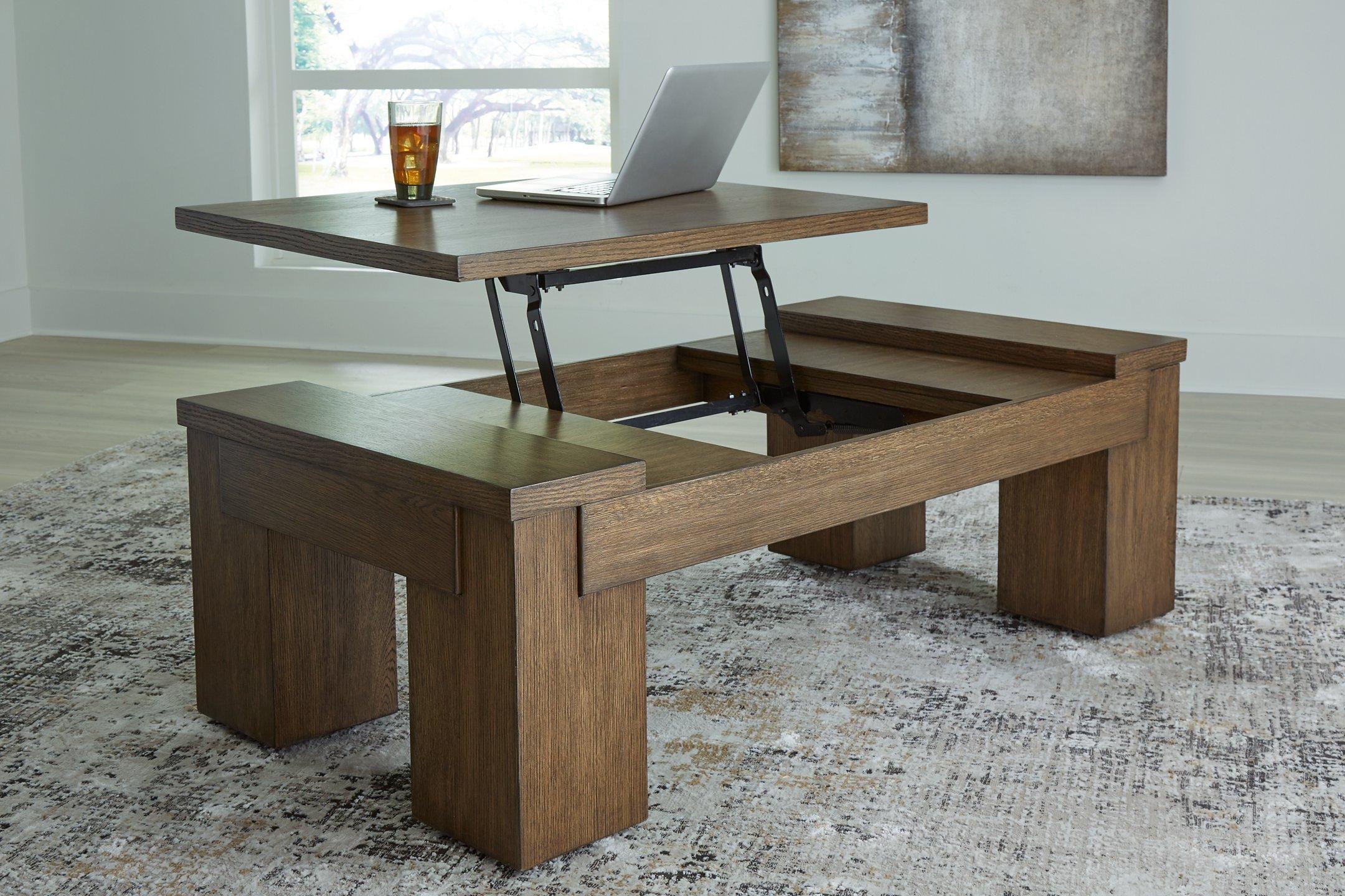 Rosswain Lift-Top Coffee Table - Image 8