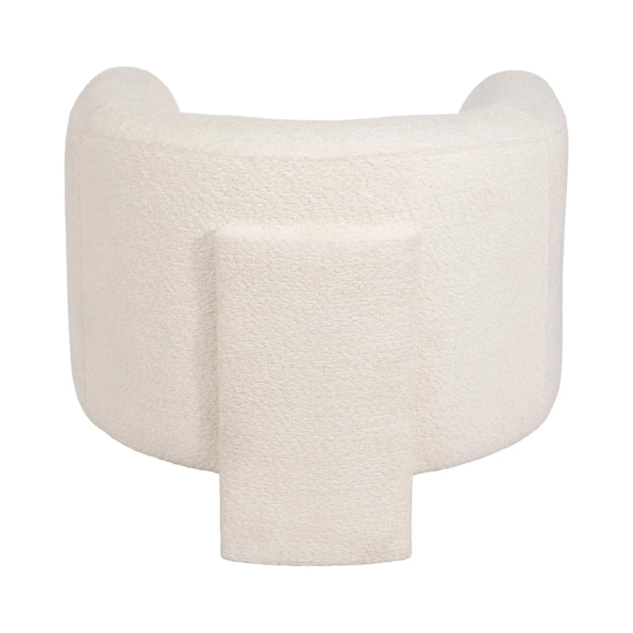 Roundback Accent Chair, Ivory - Image 4