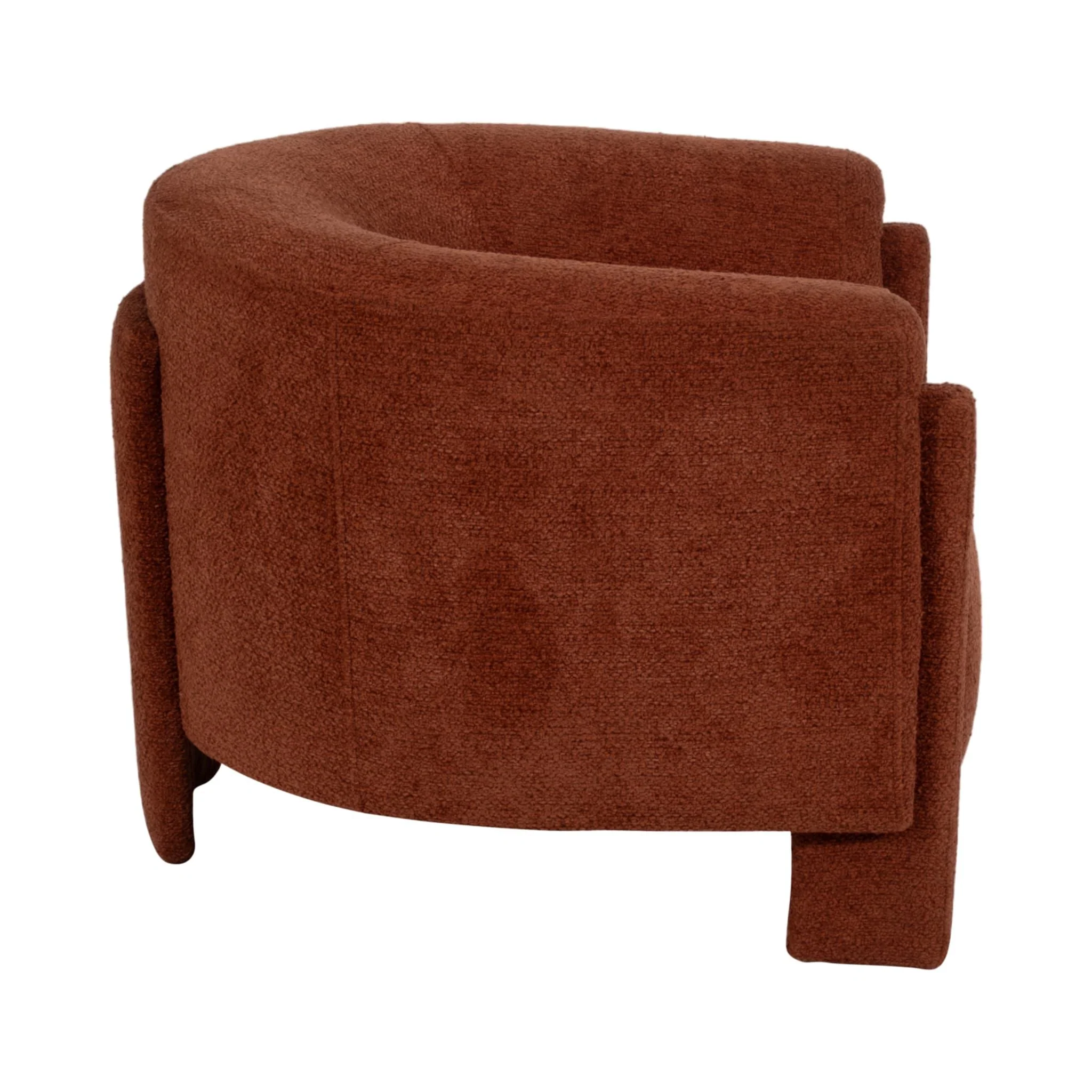 Roundback Accent Chair, Rust - Image 3