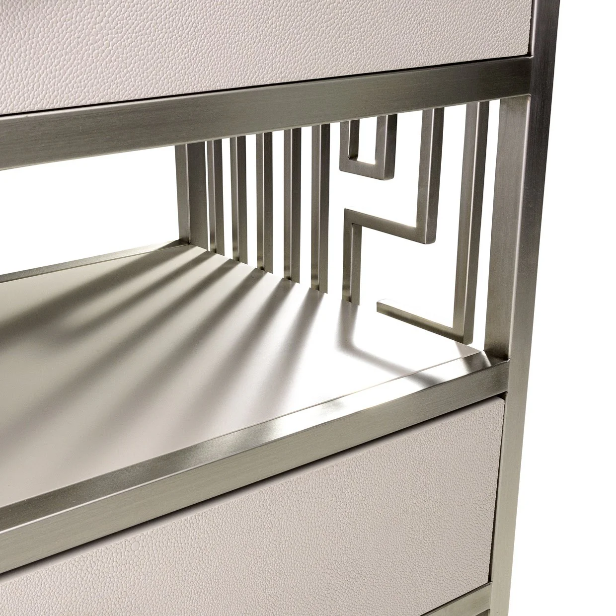 Roxbury Park Metal Nightstand - Stainless Steel - Image 12