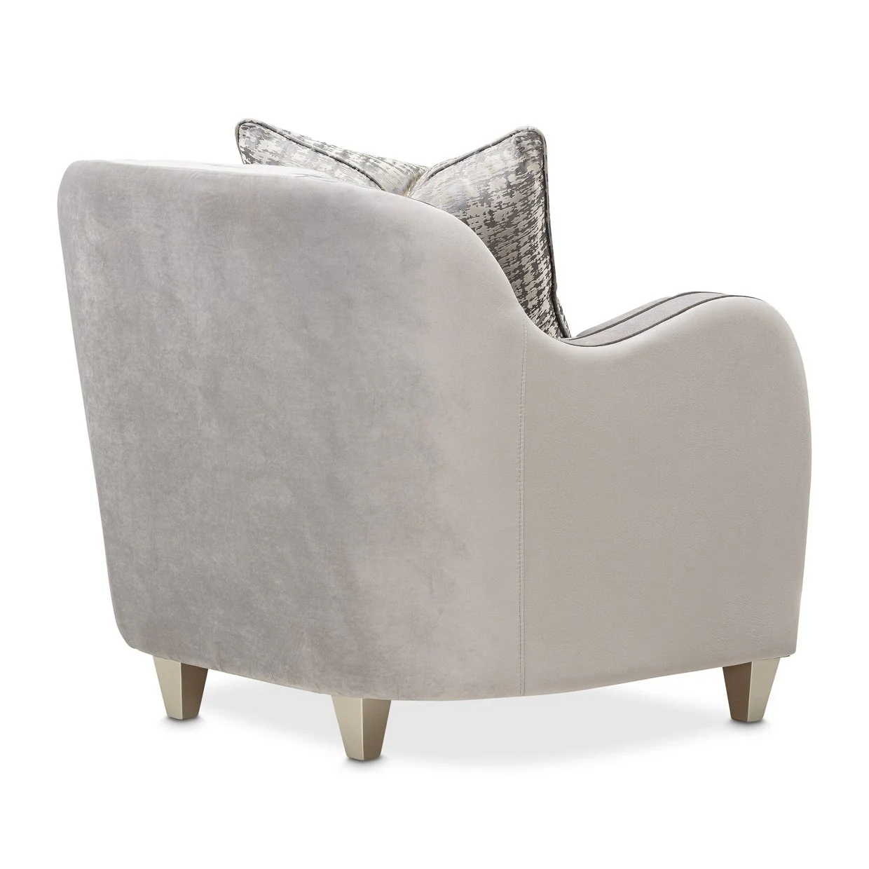 Roxbury Park Velvet Matching Chair - Steel/Slate - Image 4