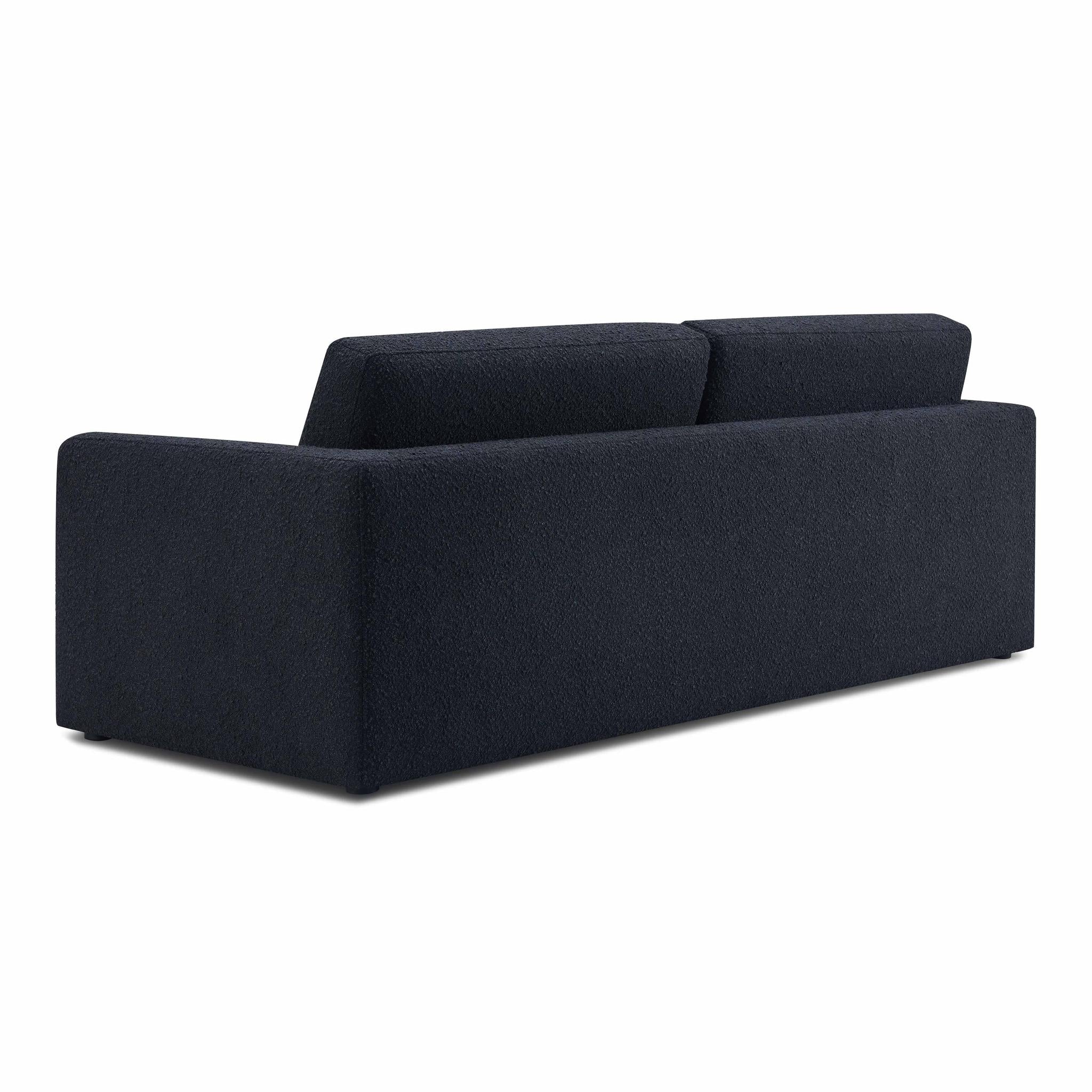 Ryan Black Boucle Sofa Bed - Image 3