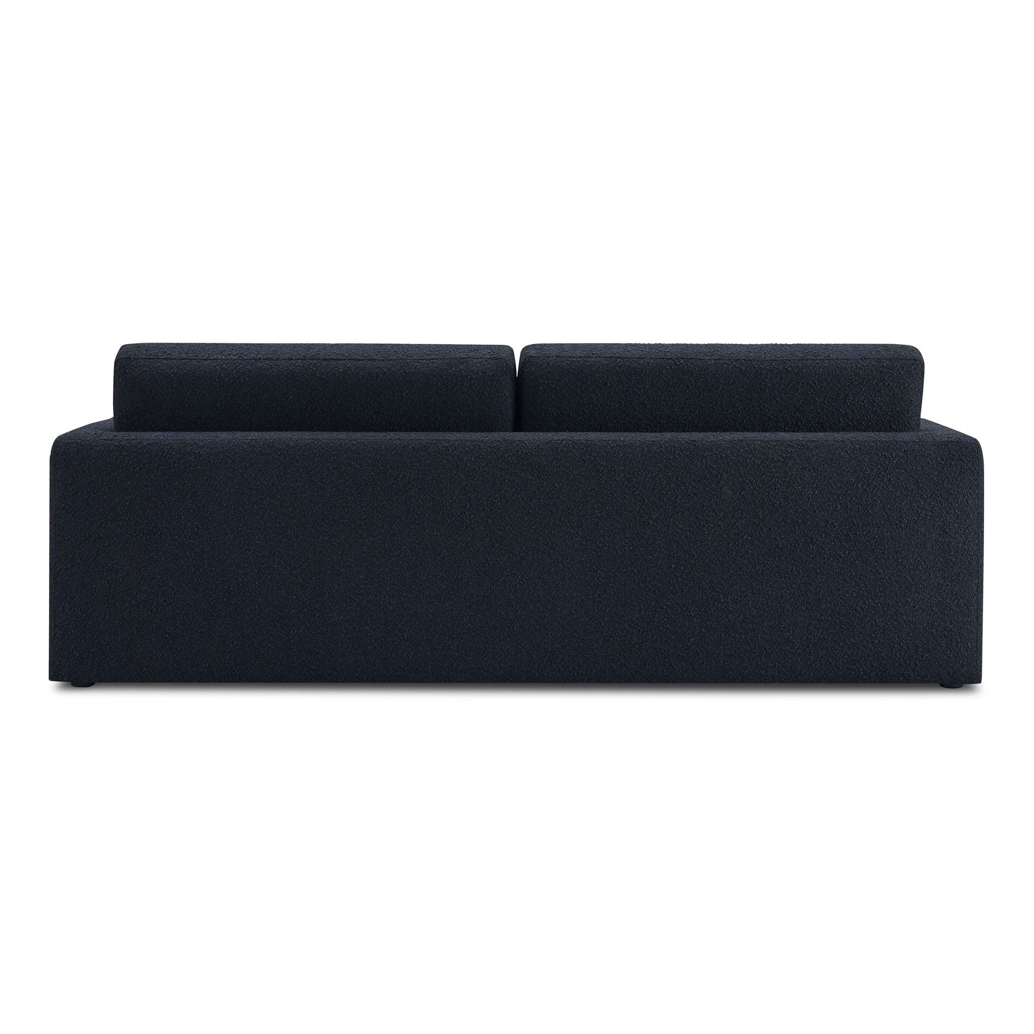 Ryan Black Boucle Sofa Bed - Image 4