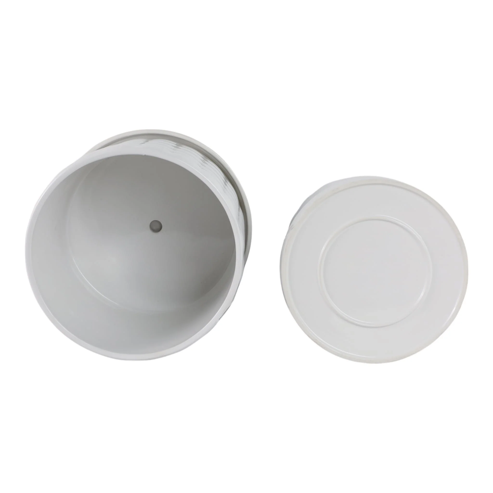 S/2 10/12" Bubble Planter, White - Image 7