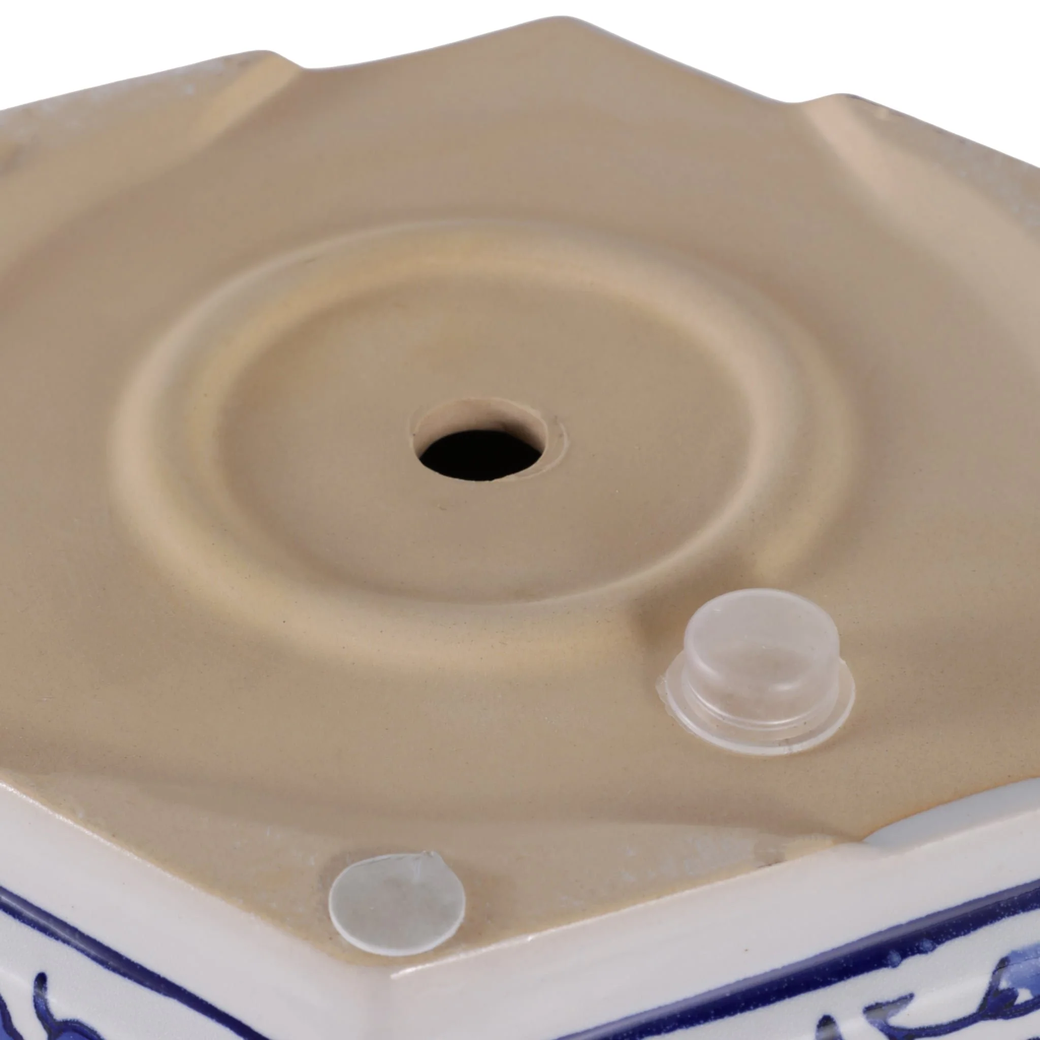 S/2 10/12" Chinoiserie Saucer Planter, Blue/white - Image 8