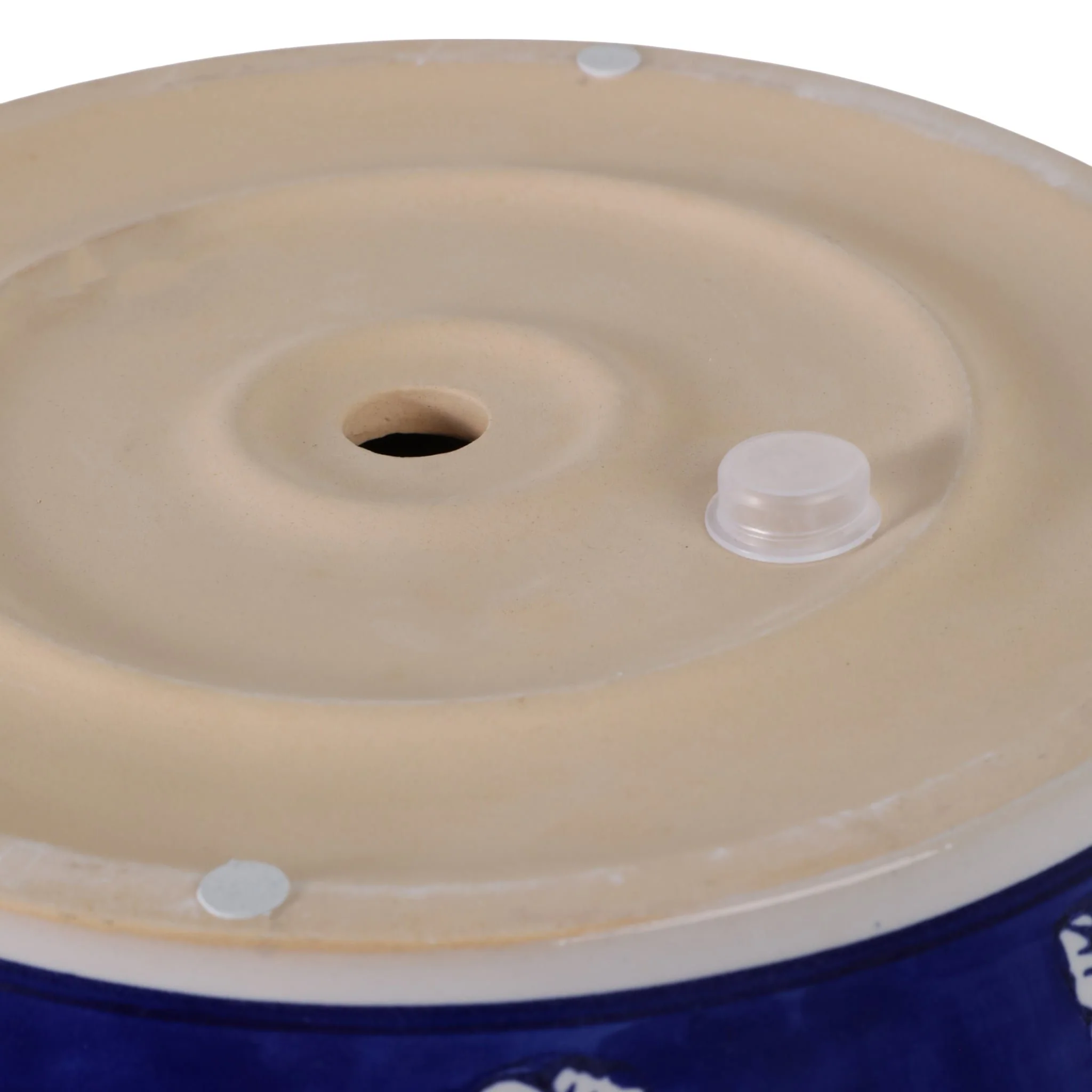 S/2 10/12" Round Chinoisere Planters, Blue/wht - Image 8
