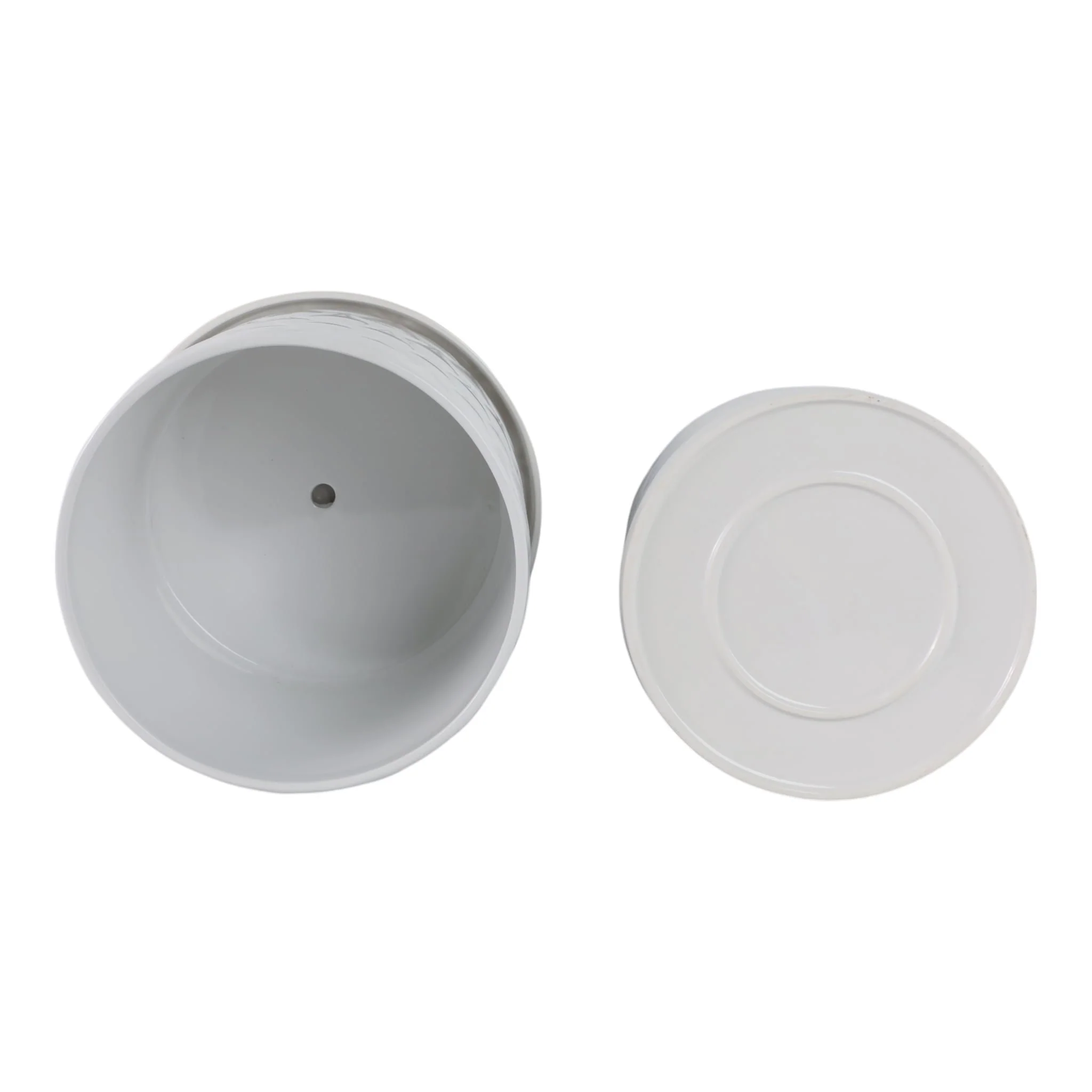S/2 10/12" Scallop Planter, White - Image 7