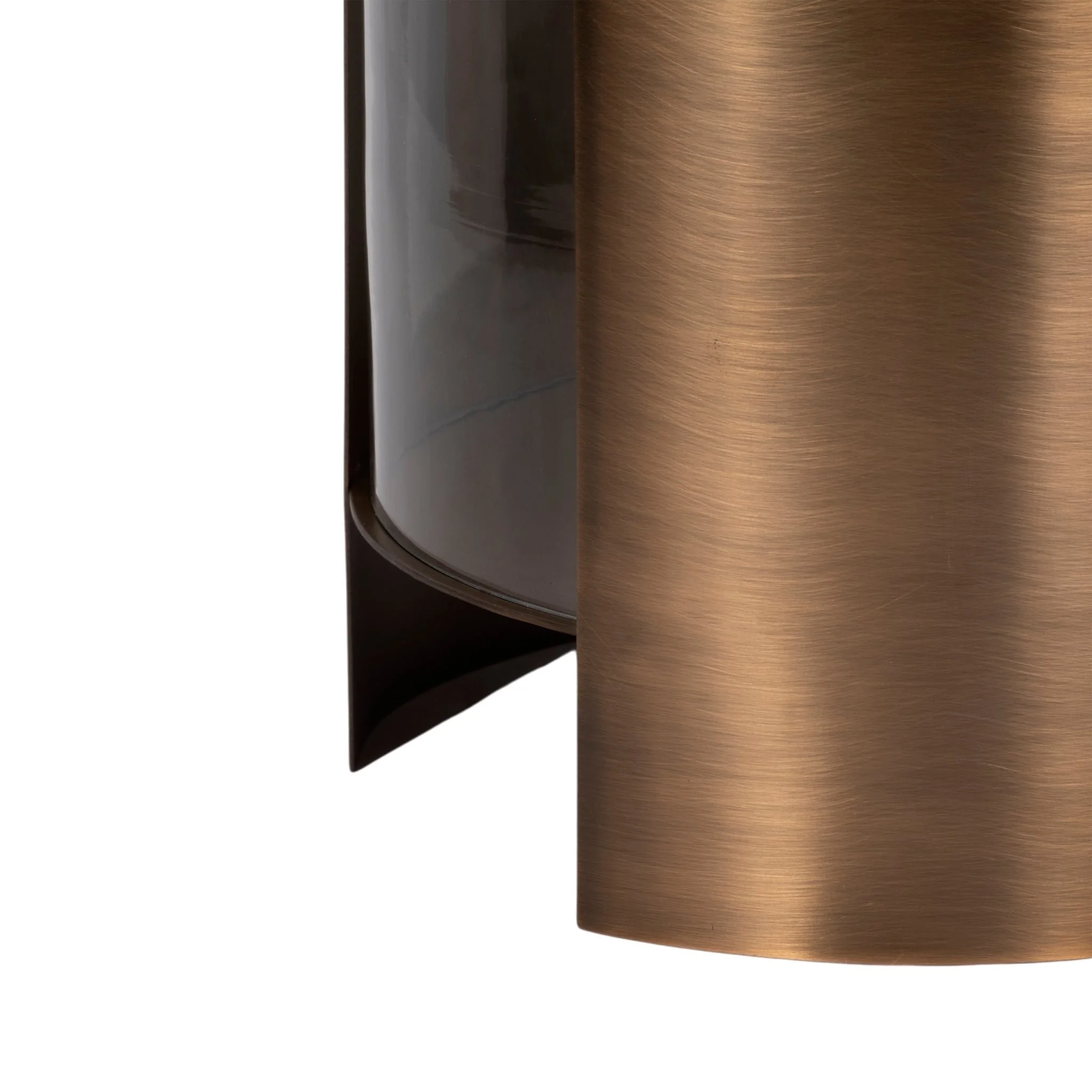 S/2 10/14" 3-legged Contemporary Hurricane, Bronze - Image 4