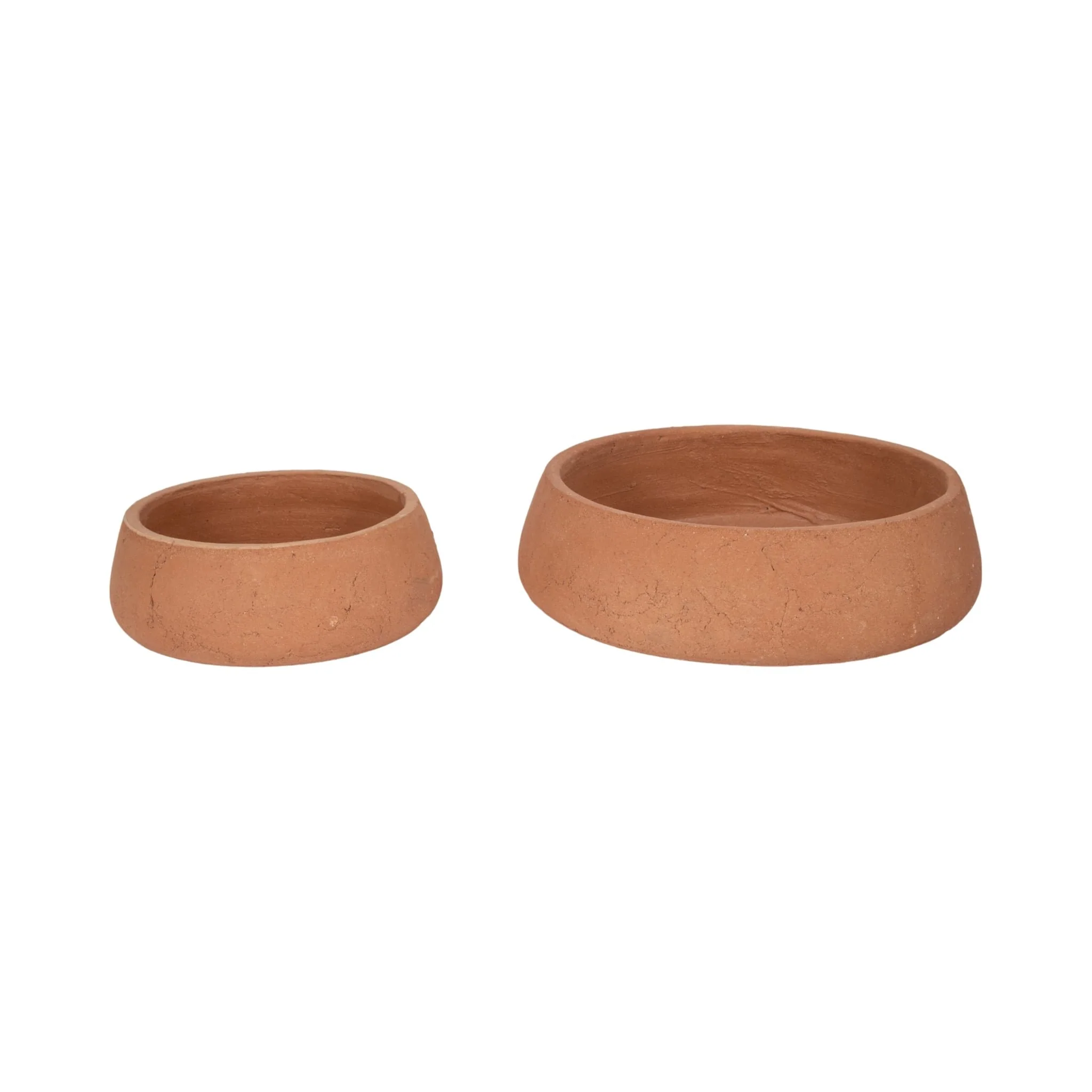 S/2 10/14" Bowls, Natural - Image 3