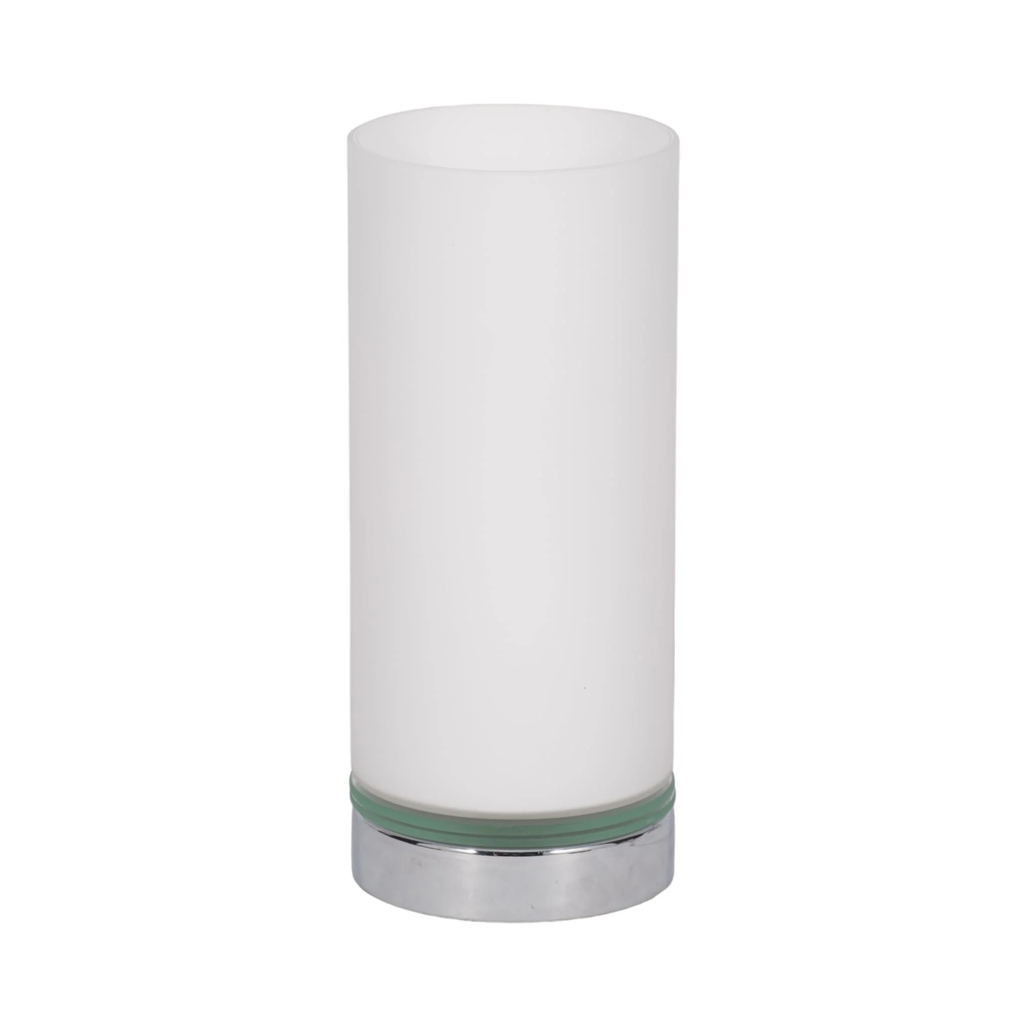 S/2 10" Glass Touch Table Lamps, White - Image 2