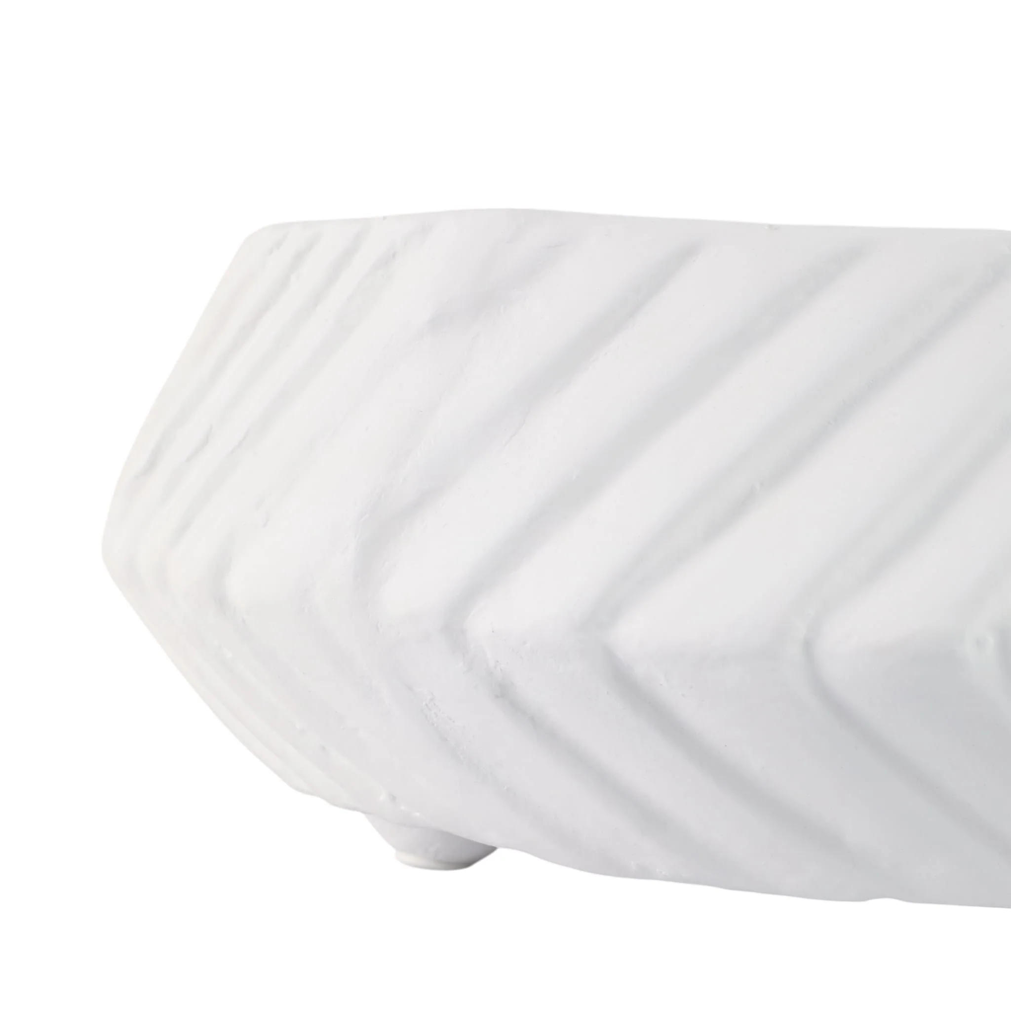 S/2 11/15" Tapered Ecomix Bowls With Lines, White - Image 5