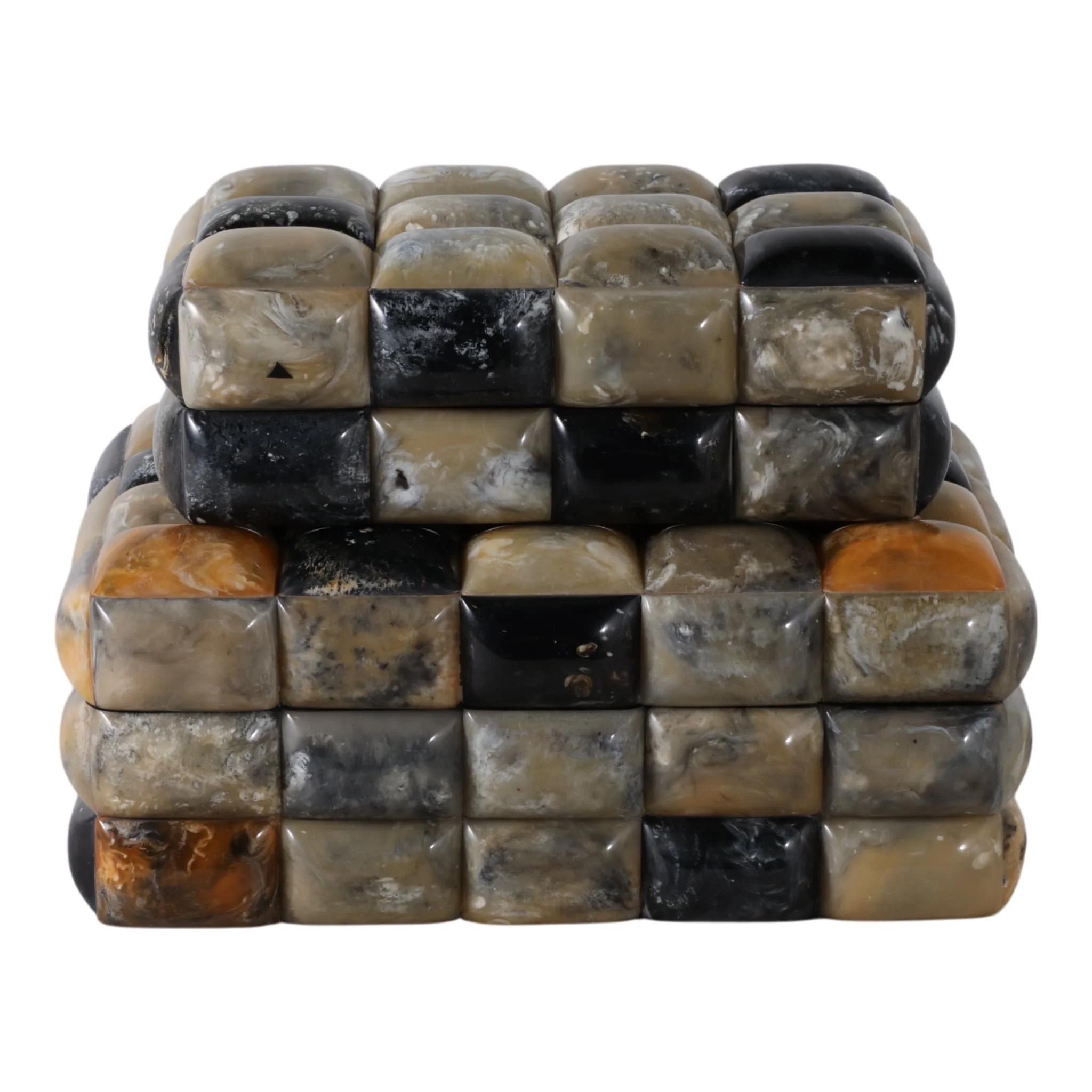 S/2 12/14" 3d Horn Look Boxes, Multi - Image 3