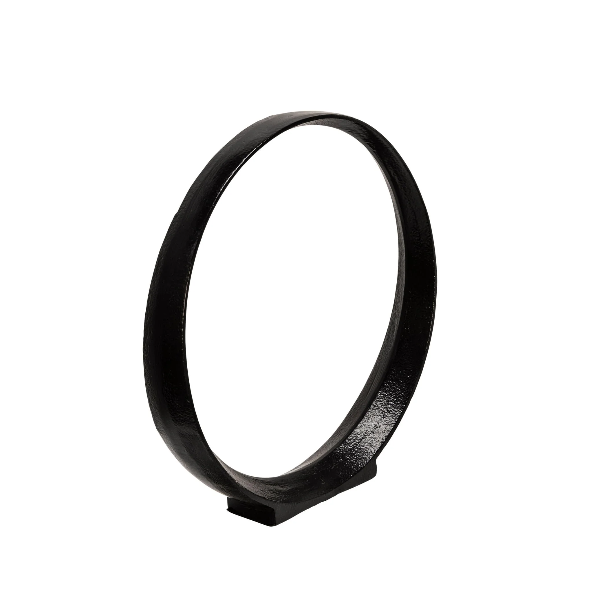 S/2 12/14" Aluminum Ring, Black - Image 6