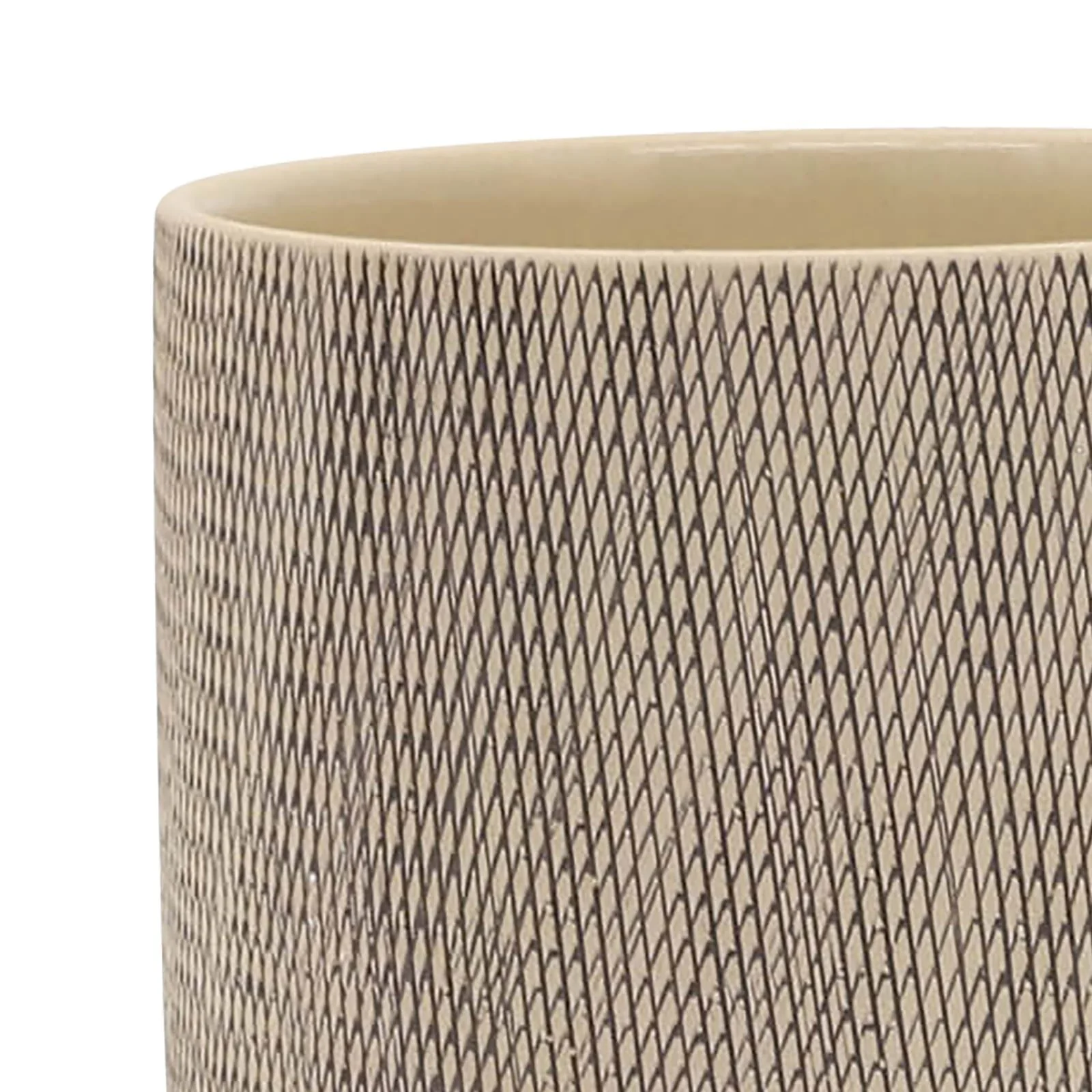 S/2 5/8" Mesh Planter W/ Stand, Tan - Image 7