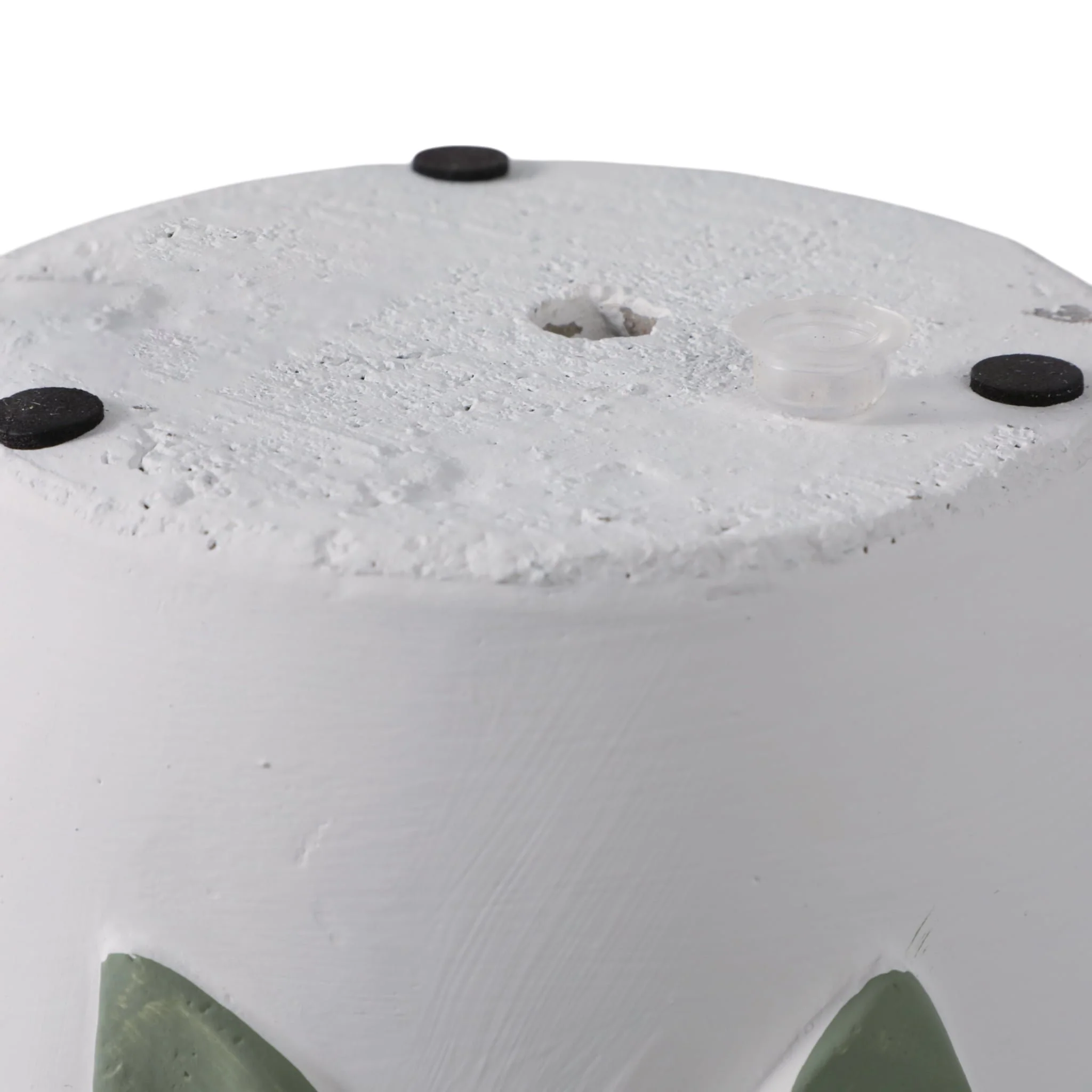 S/2 6/7" Big Bow Planters, White/green - Image 8