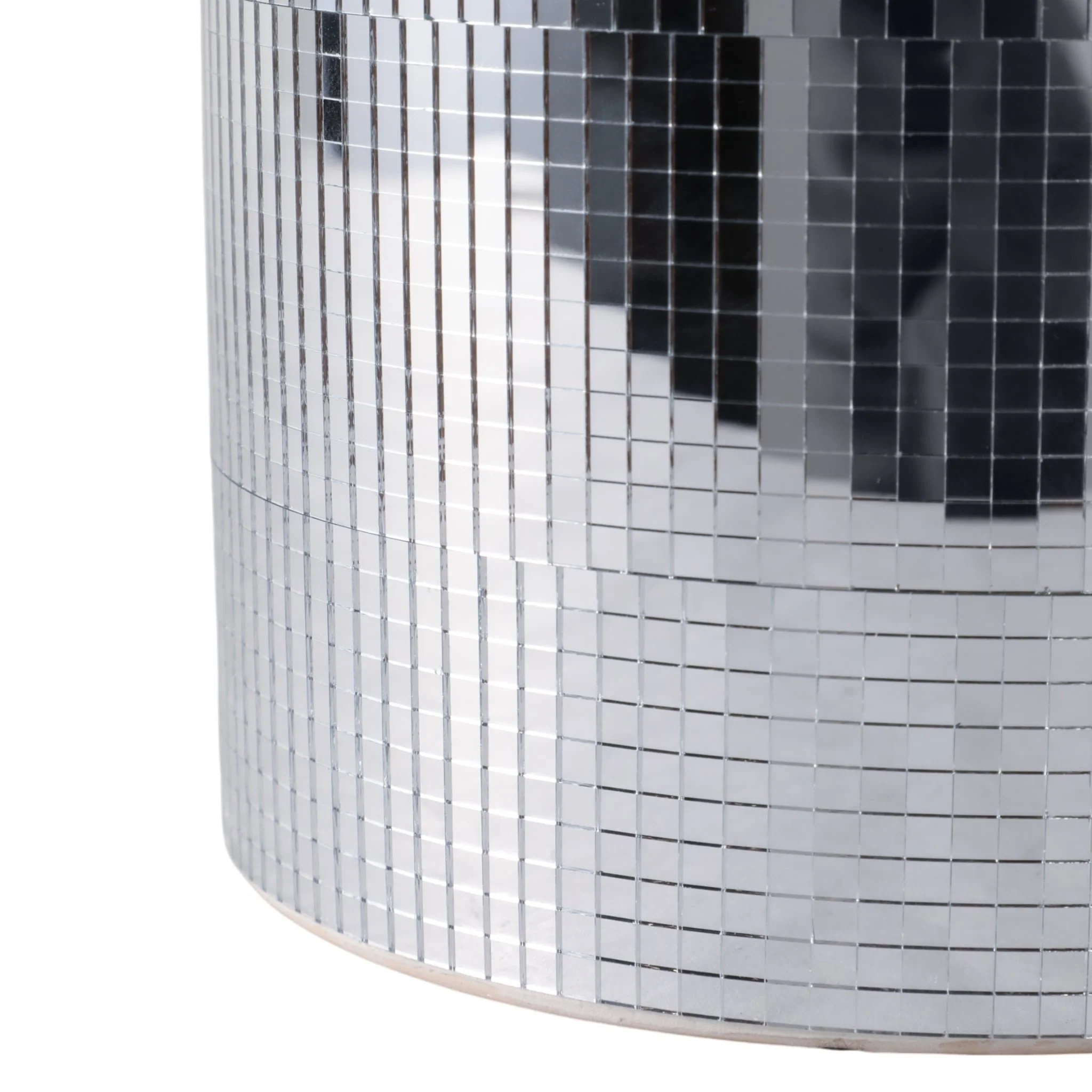 S/2 6/7" Disco Planter, Silver - Image 4