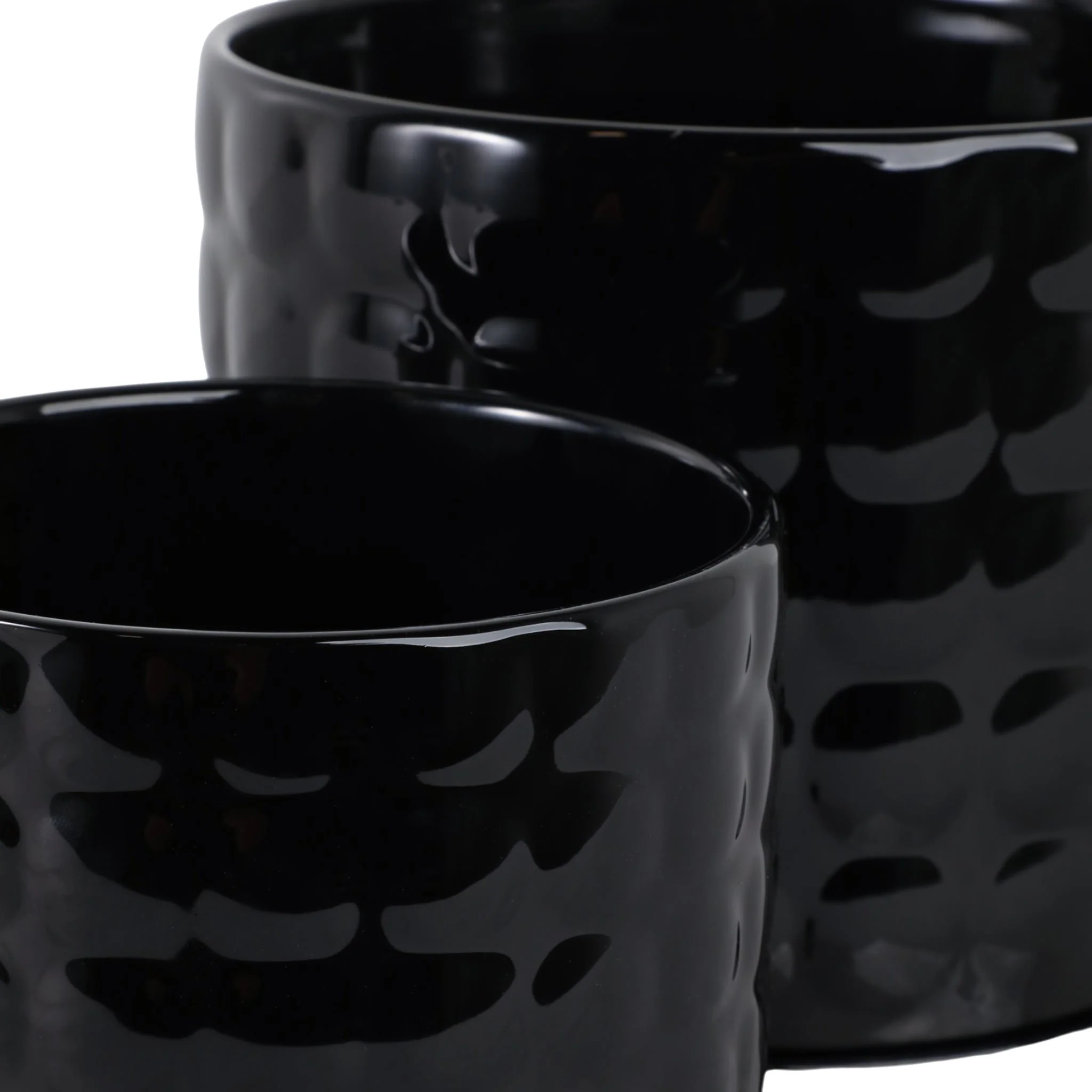 S/2 6/8" Bubble Planter, Black - Image 6