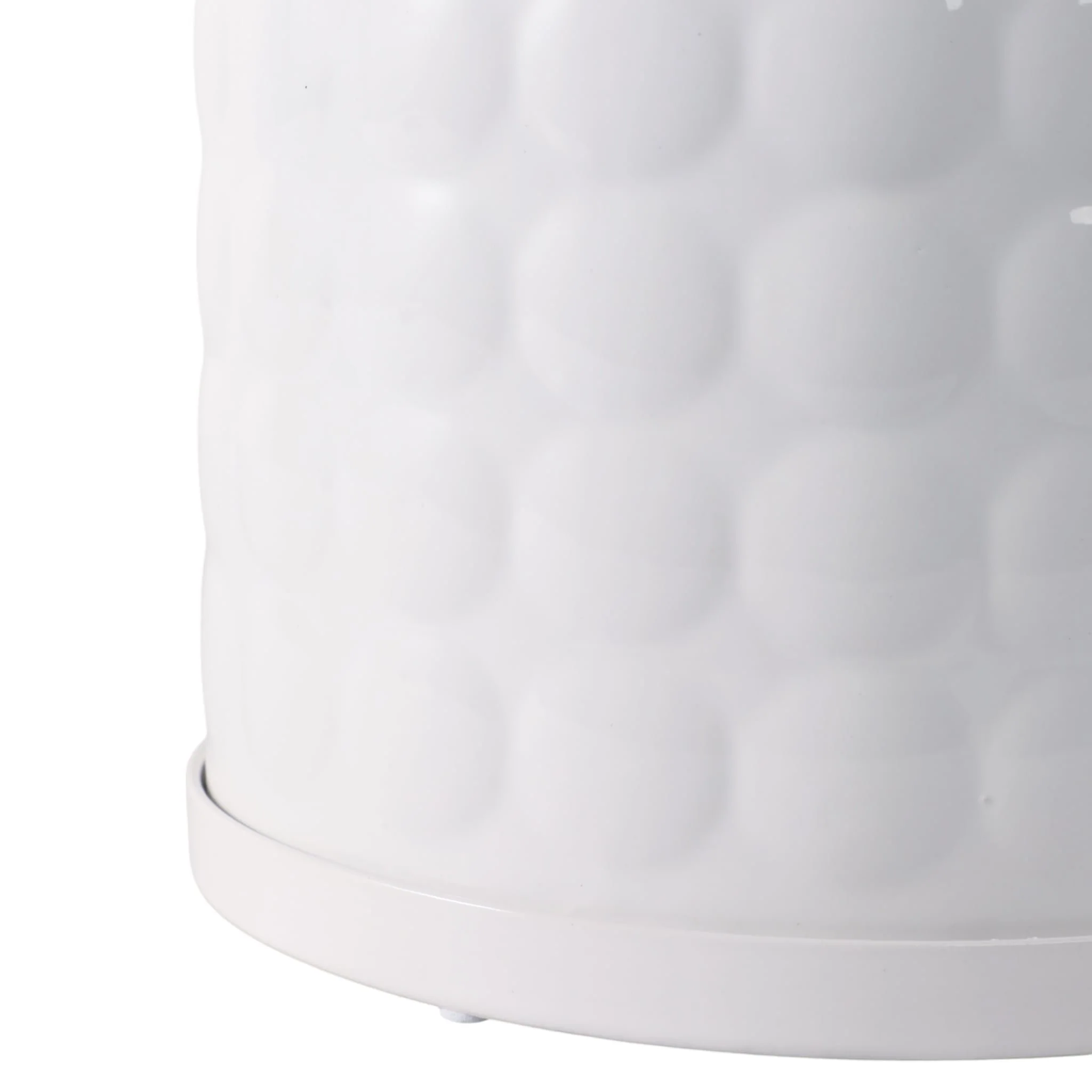 S/2 6/8" Bubble Planter. White - Image 4