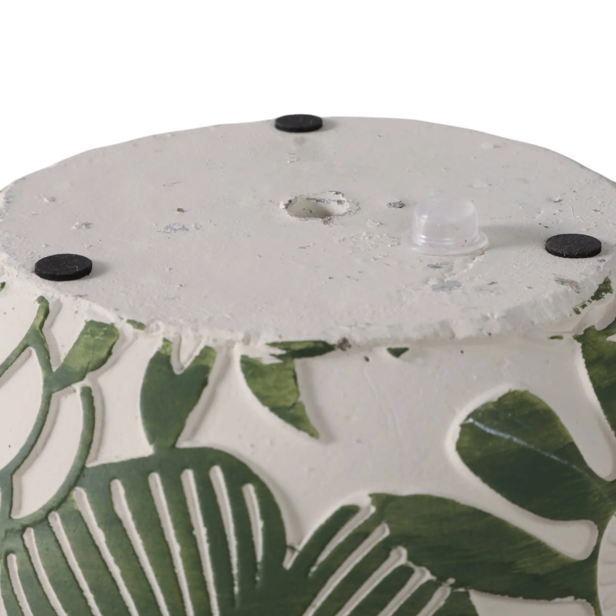 S/2 6/8" Flower Power Planters, White/ Green - Image 7