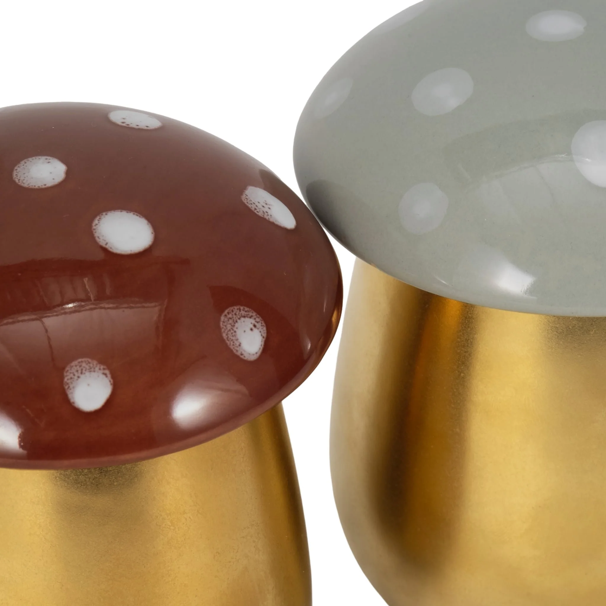 S/2 6 Oz Fig&apricot 6" Mushroom Candle,brwn/ivory - Image 4