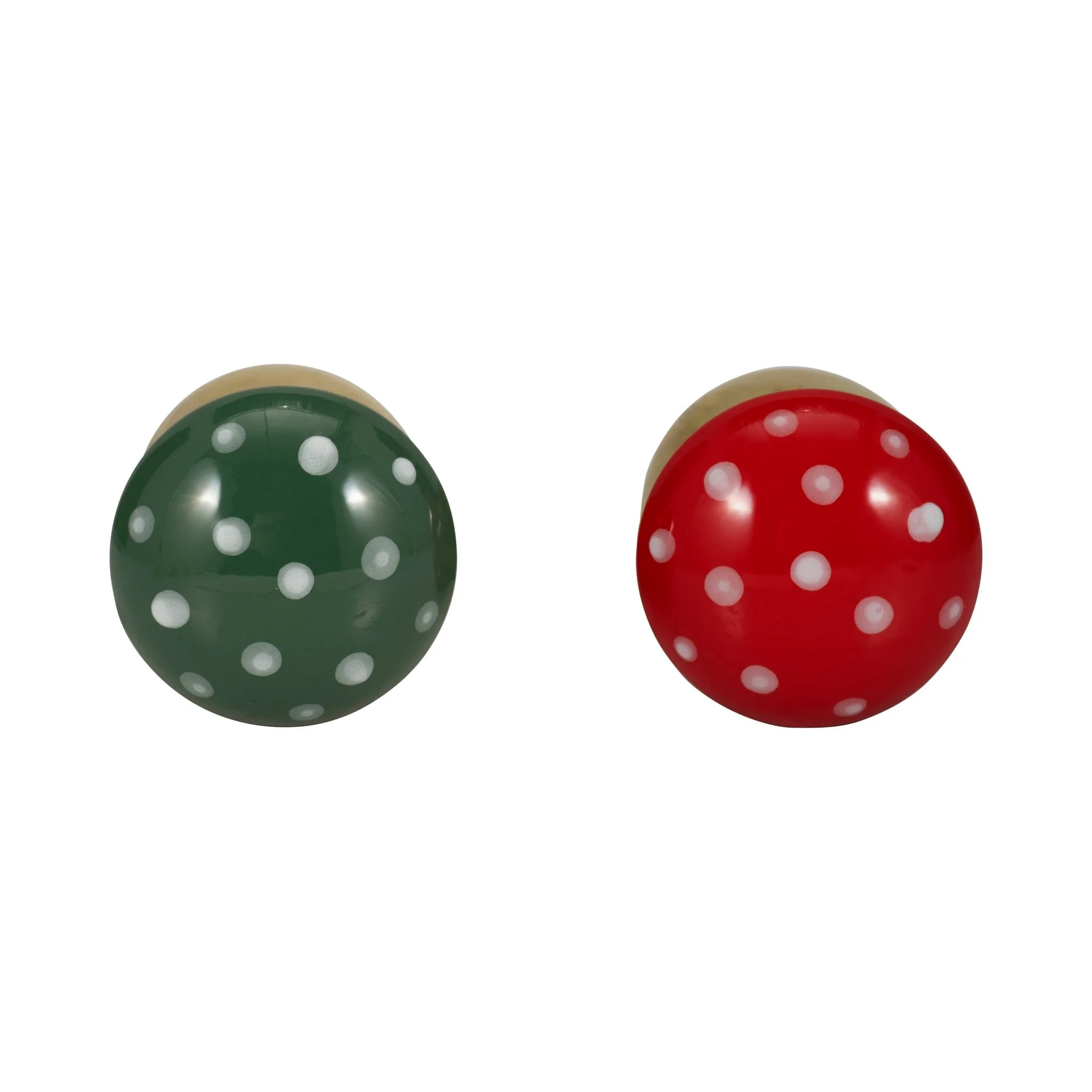 S/2 6 Oz Santal Spruce 6" Mushroom Cndle,red/green - Image 5