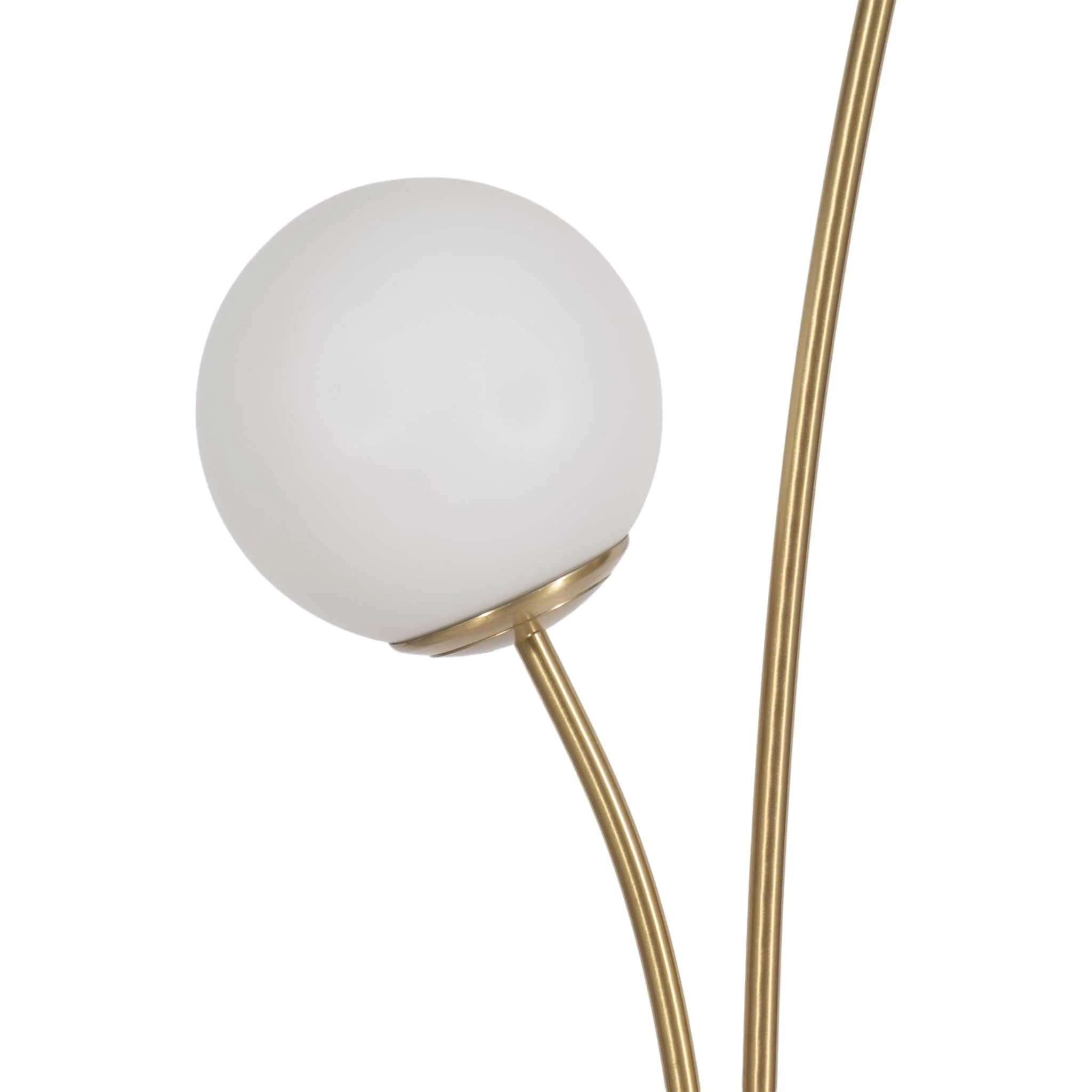 S/2 64/23" Metal Double Globe Table&floor Lamp,gld - Image 6