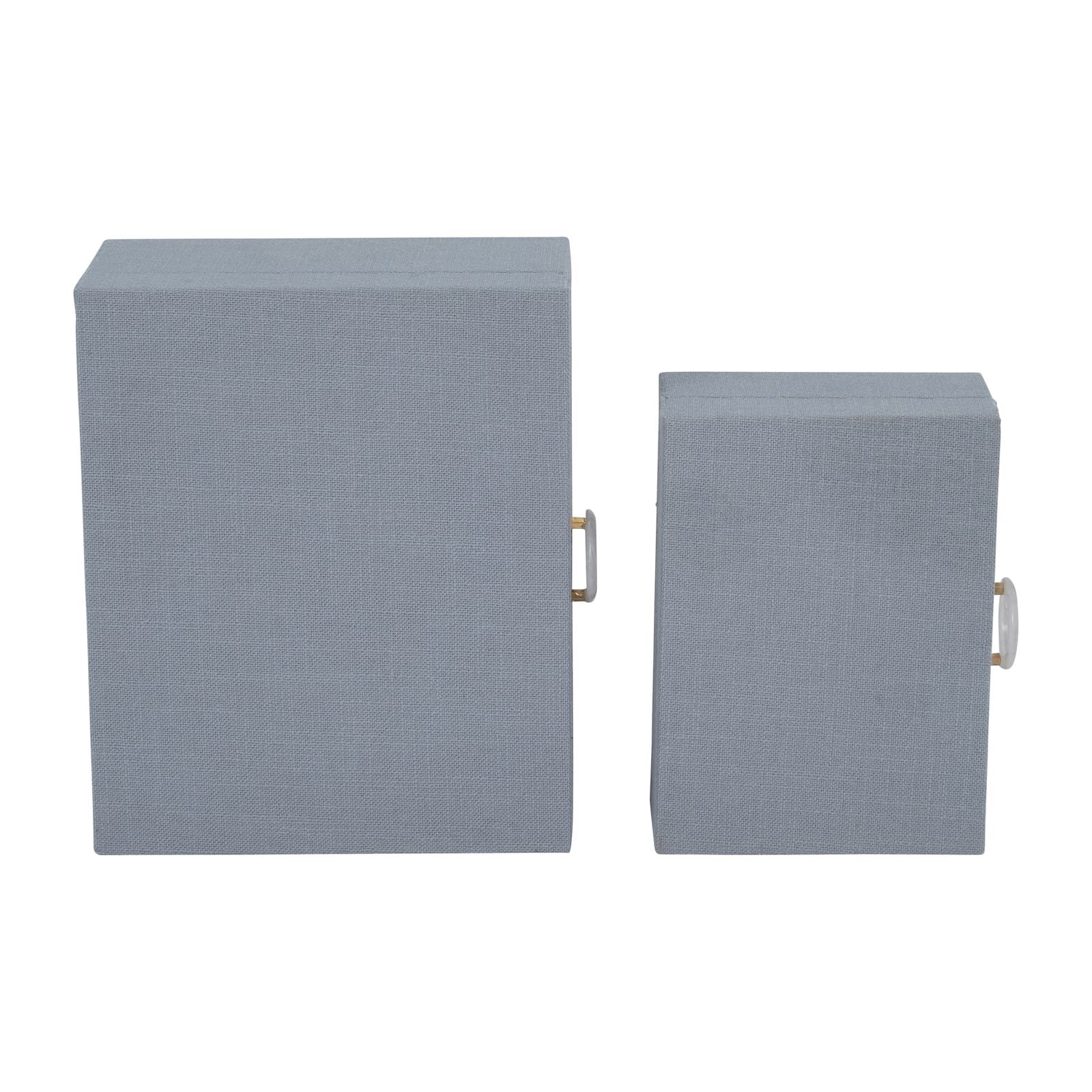 S/2 7/9" Box W/ Ring Detail, Denim Blue - Image 7