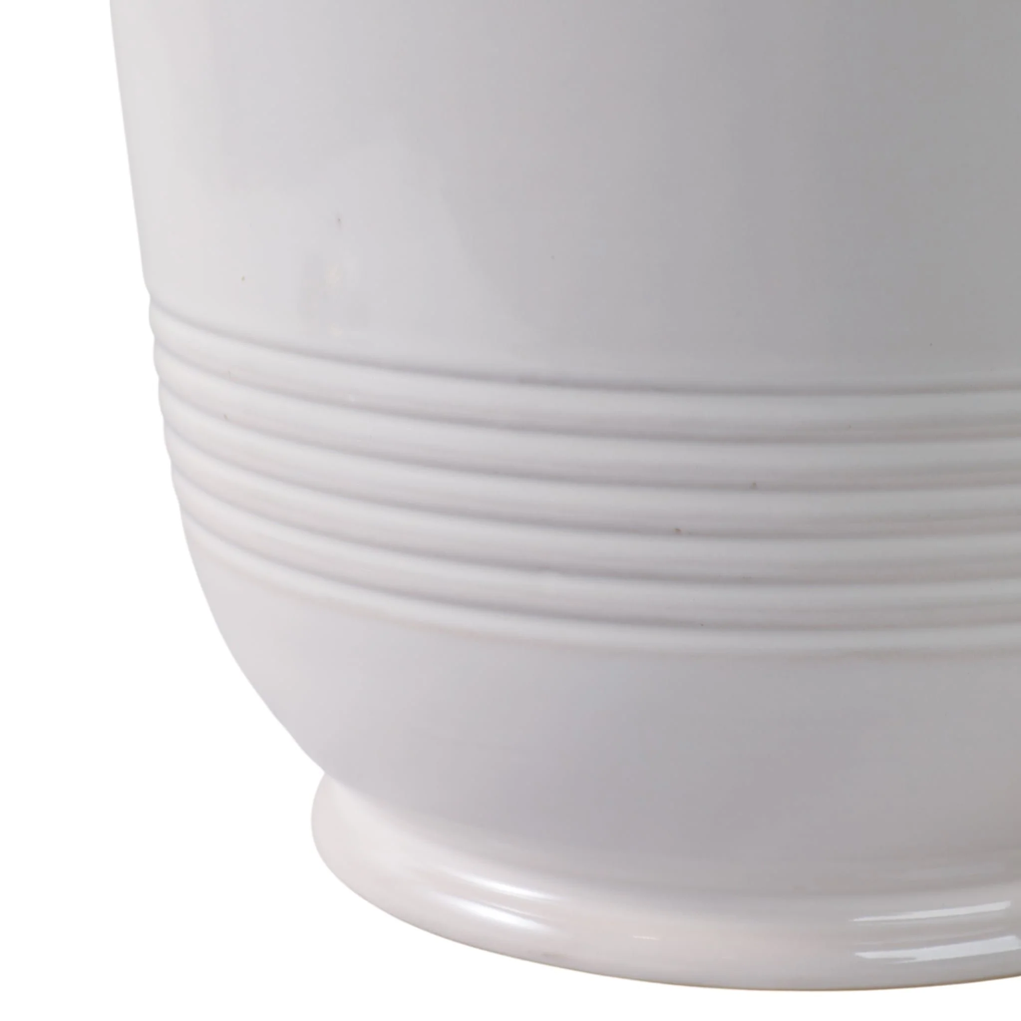 S/2 8/11" Ruffle Edge Planter, Ivory - Image 4
