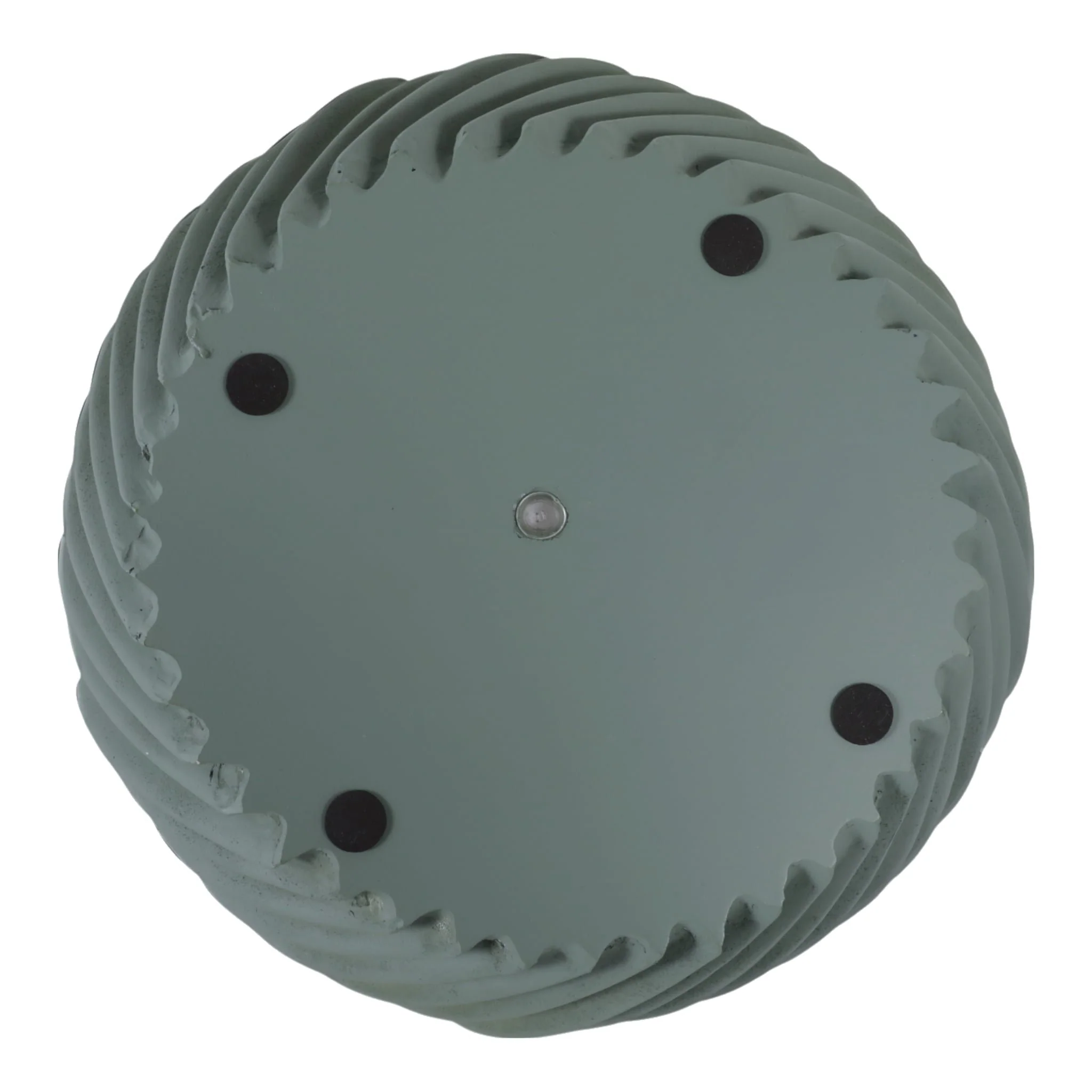 S/2 8/12" Curvy Lines Rounded Planter, Sage Green - Image 6