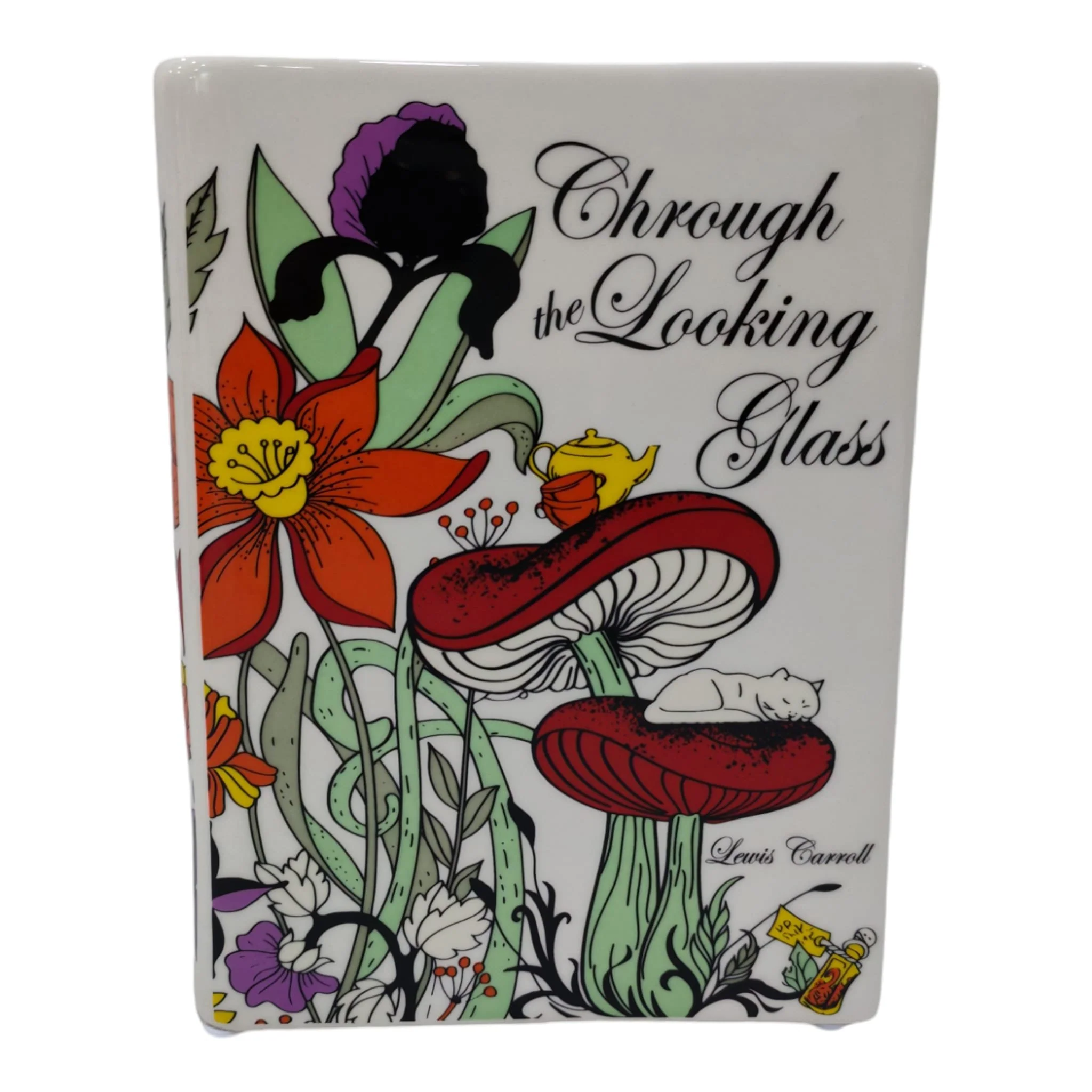 S/2 8x6" Book Vase, Multi - Image 3