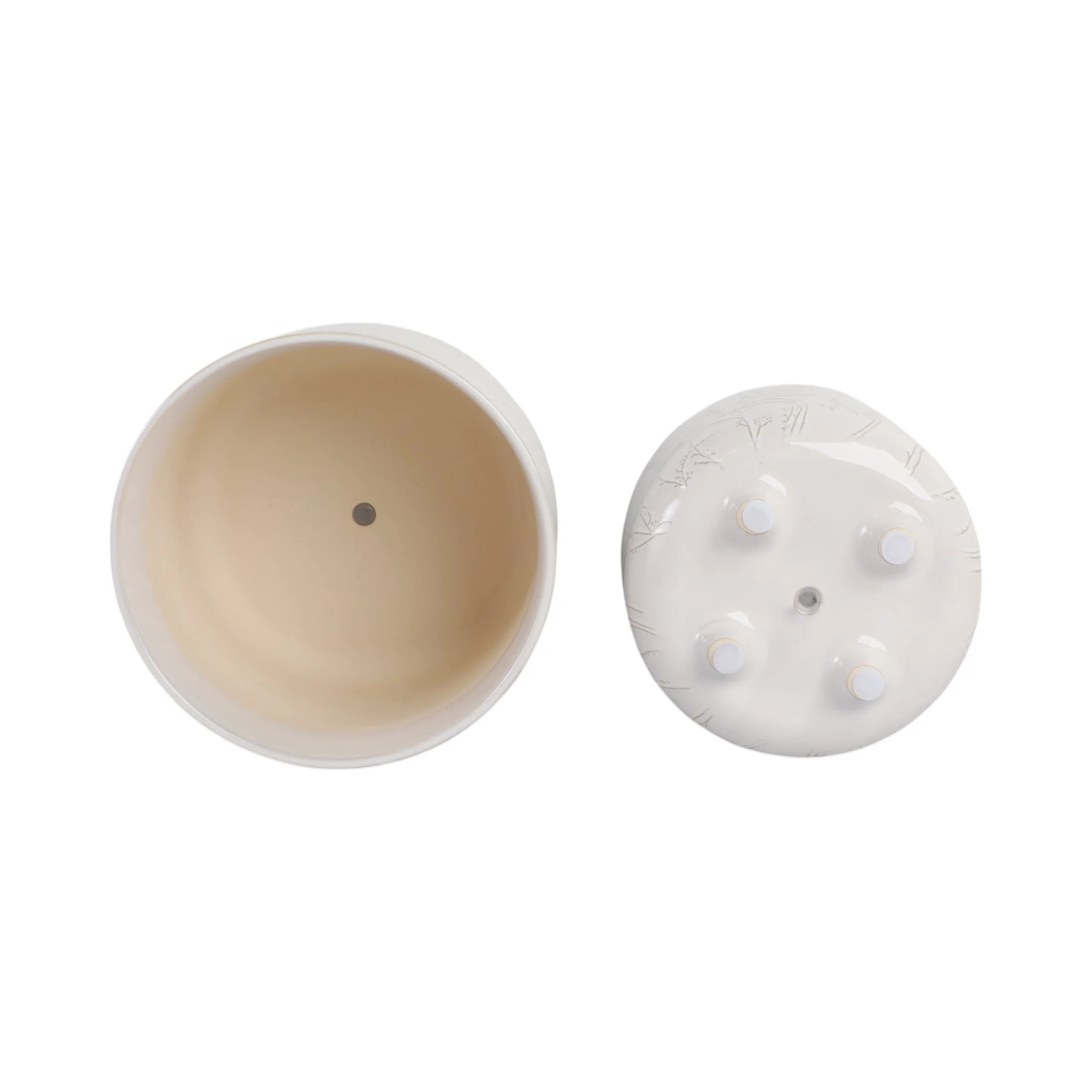 S/2 9/11" Blooming Branches Planters, Ivory - Image 6