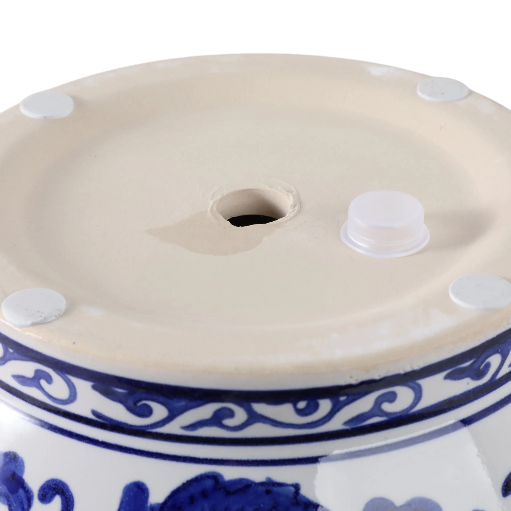 S/2 9/11" Bowl Chinoiserie Planters, Blue/wht - Image 7