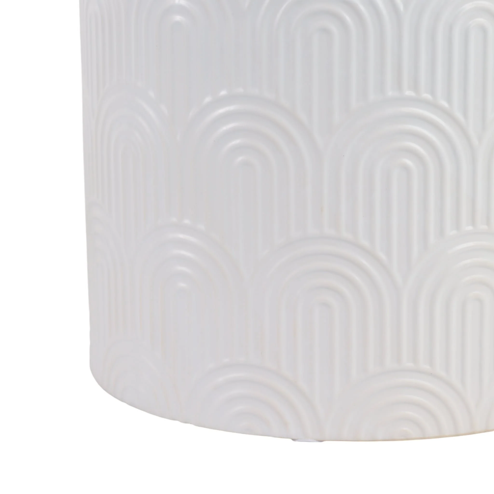 S/2 9/12"  Arch Planters, White - Image 4